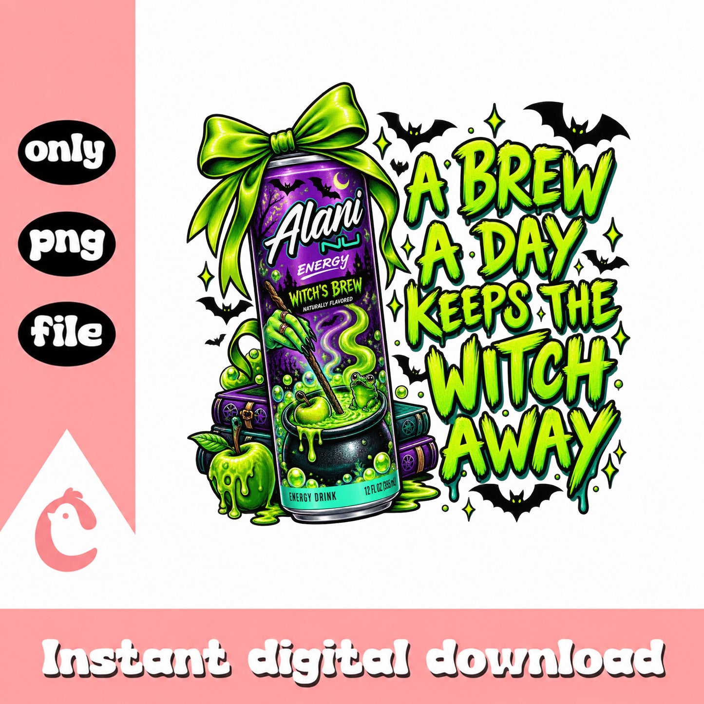 A Brew A Day Keeps The Witch Away SVG, Halloween SVG, PNG