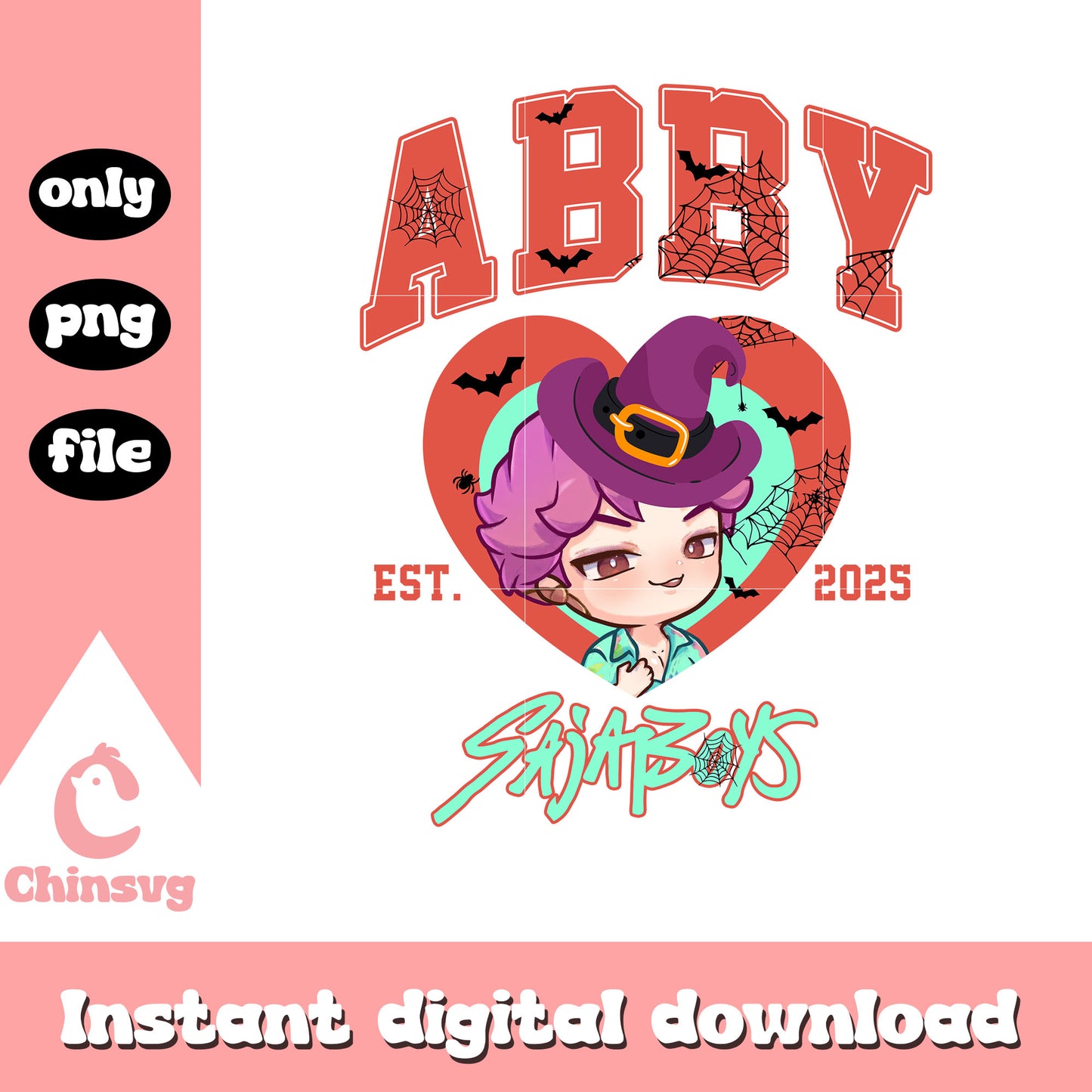 Abby saja boys witch halloween costume png, the saja boys png