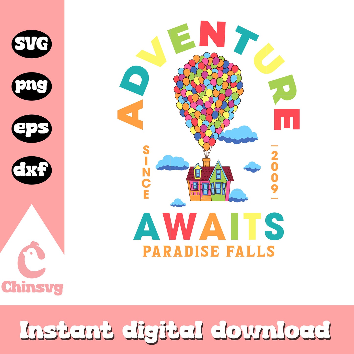 Adventure since 2009 awaits svg, disney pixar up house svg