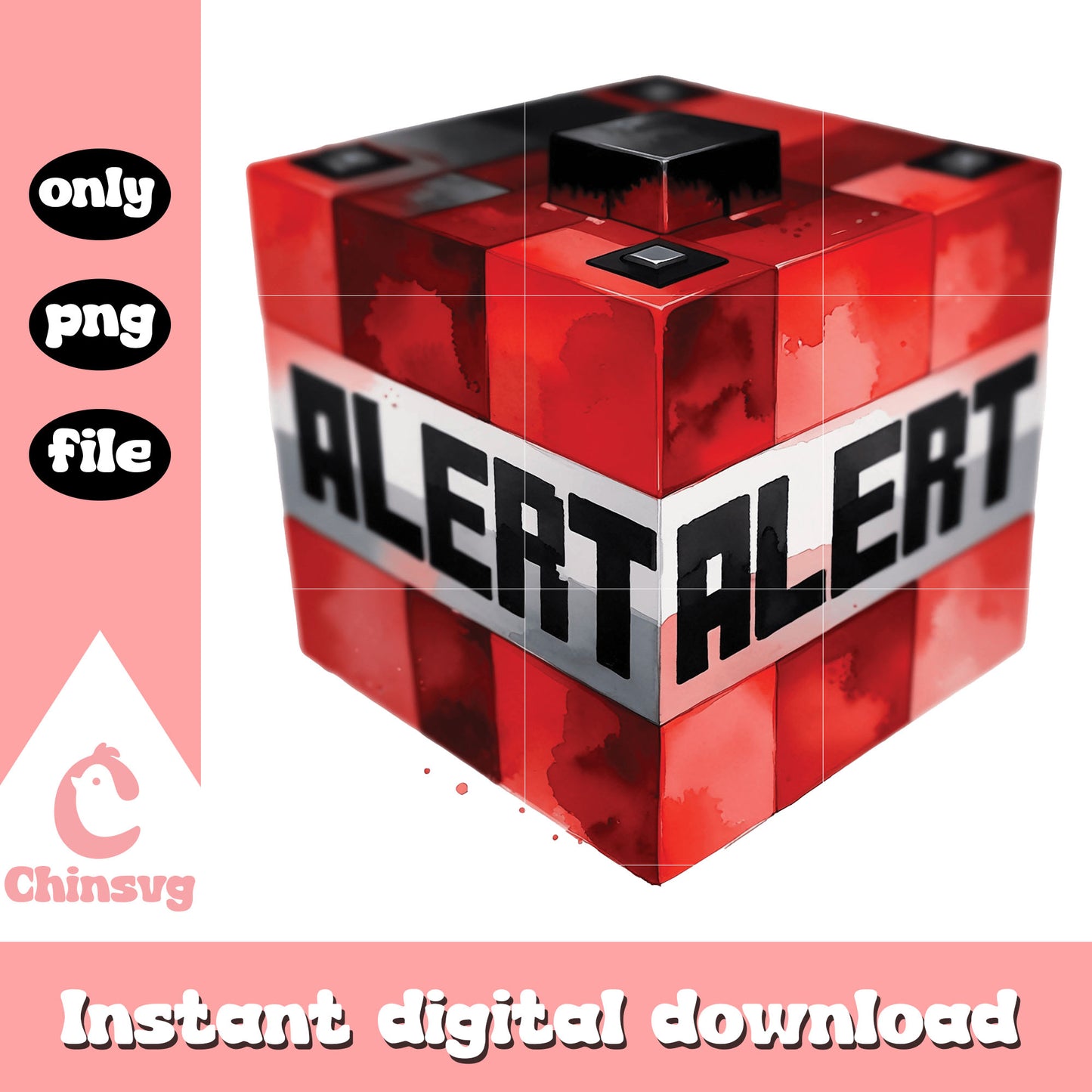 Alert tnt minecraft design png, minecraft tnt png, minecraft png