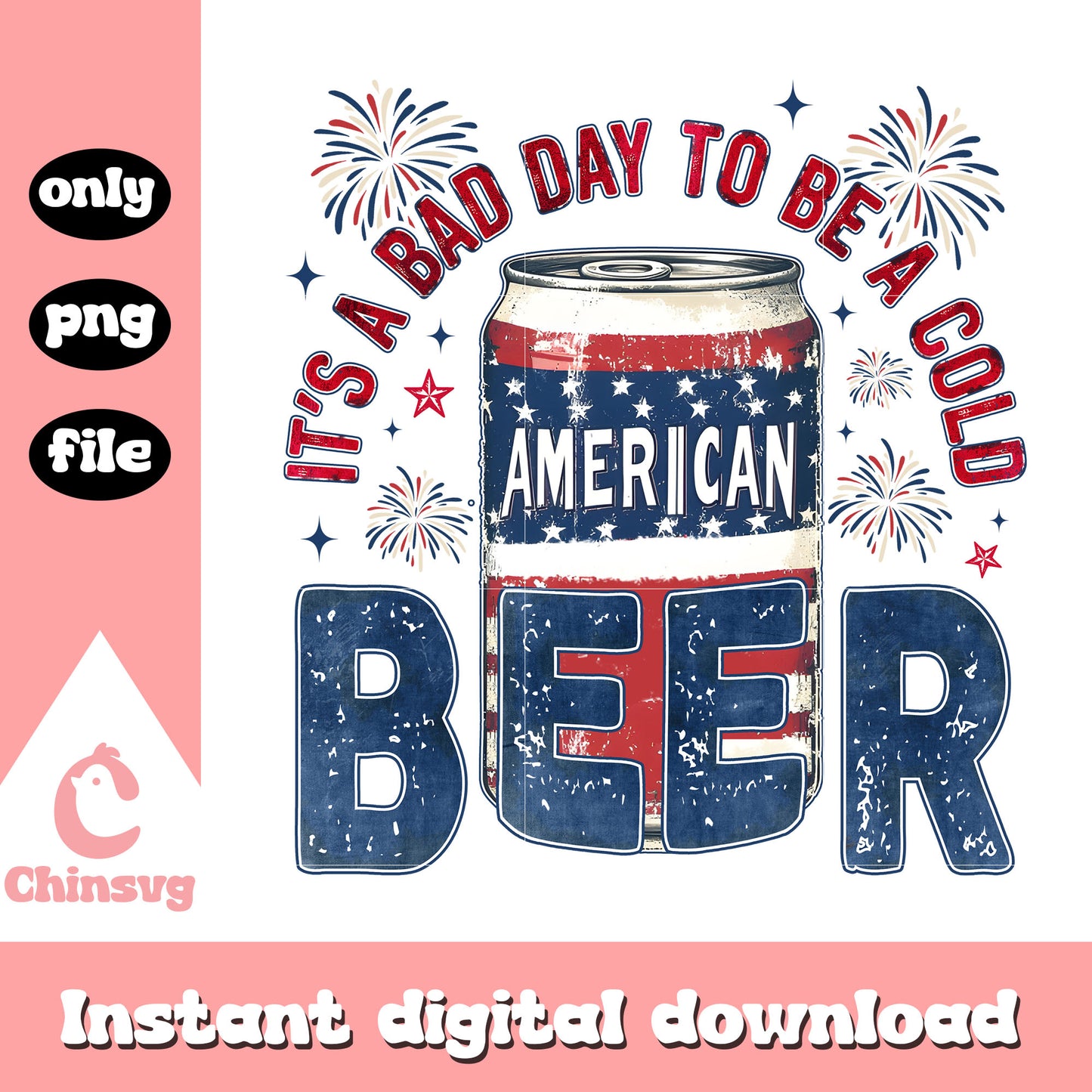 American beer can it a bad png, usa beer can be a cold png