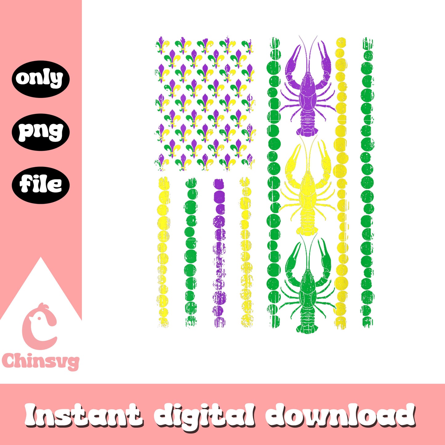 American crawfish mardi gras png, mardi gras spring break png