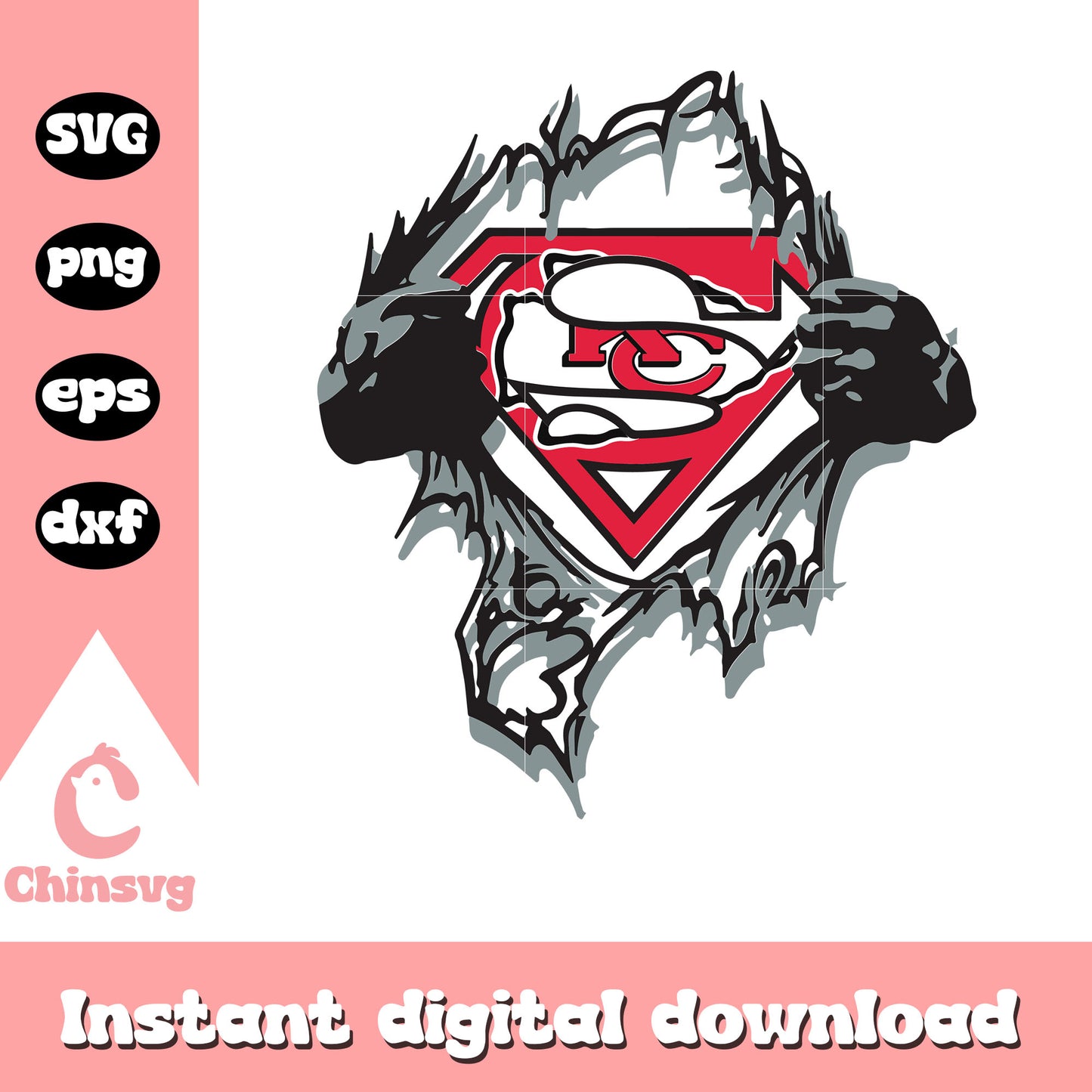American football kansas city chiefs super logo svg, football kansas city chiefs svg