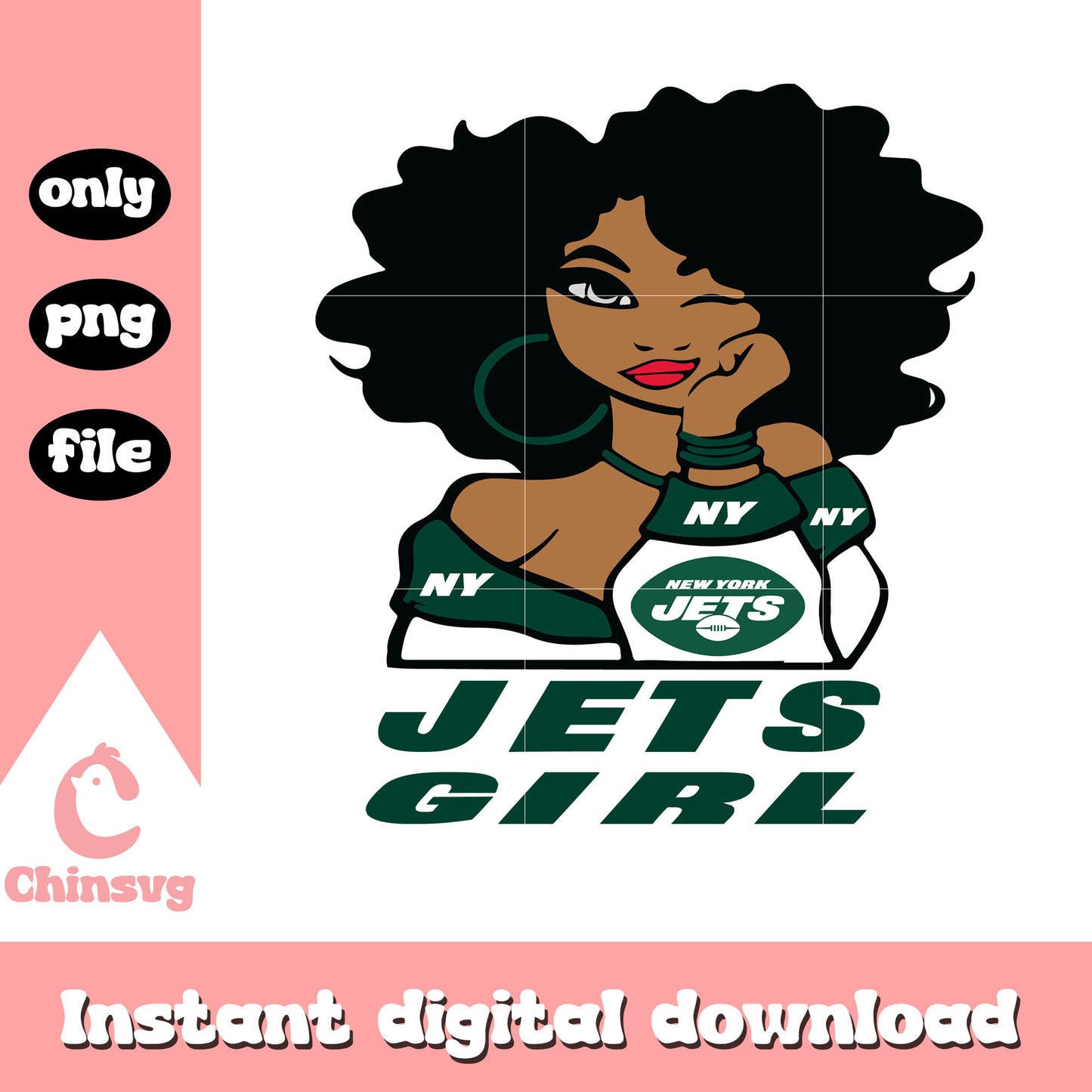 American football ny jets girl svg, old jets logo svg