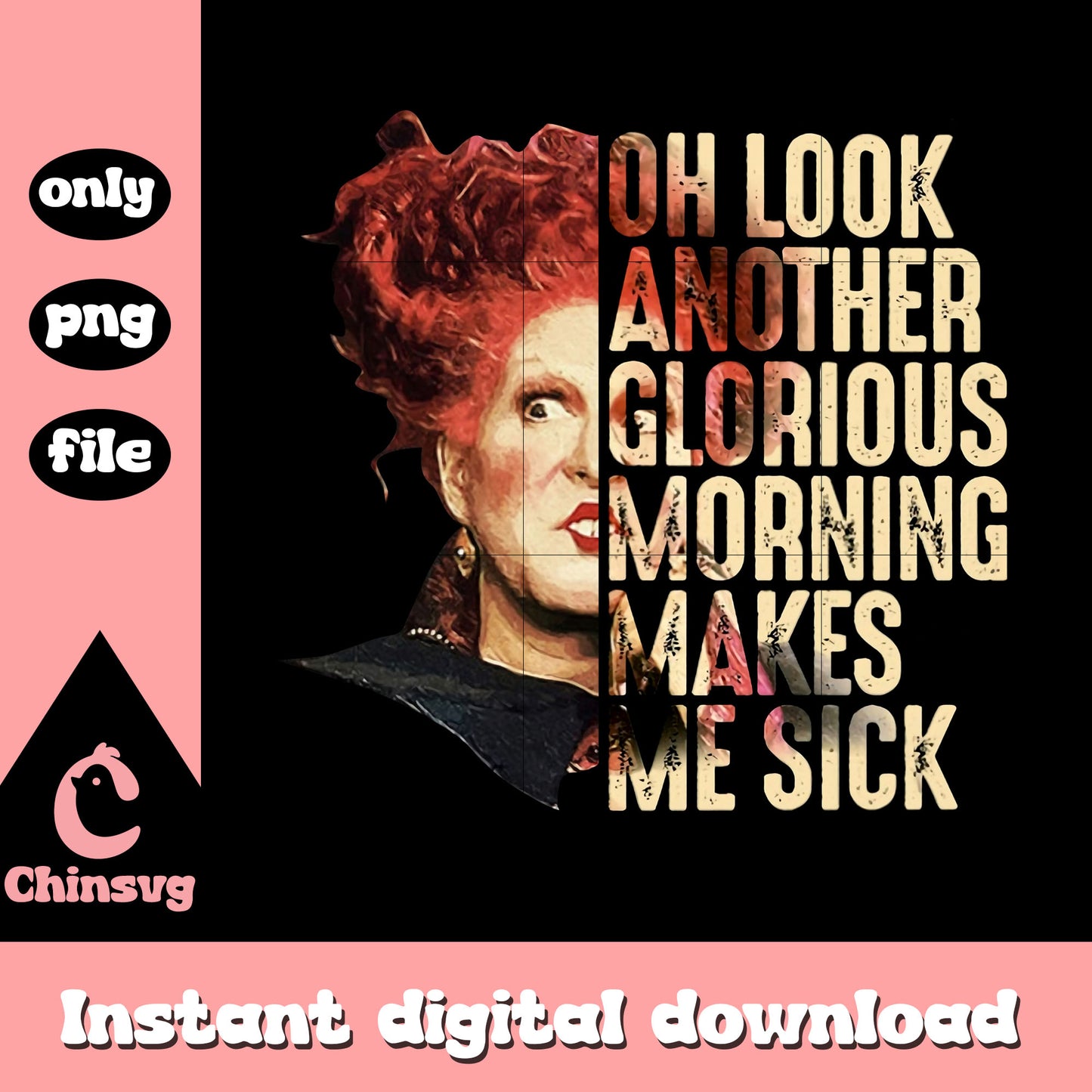 Another glorious morning quote horror movie png, hocus pocus png