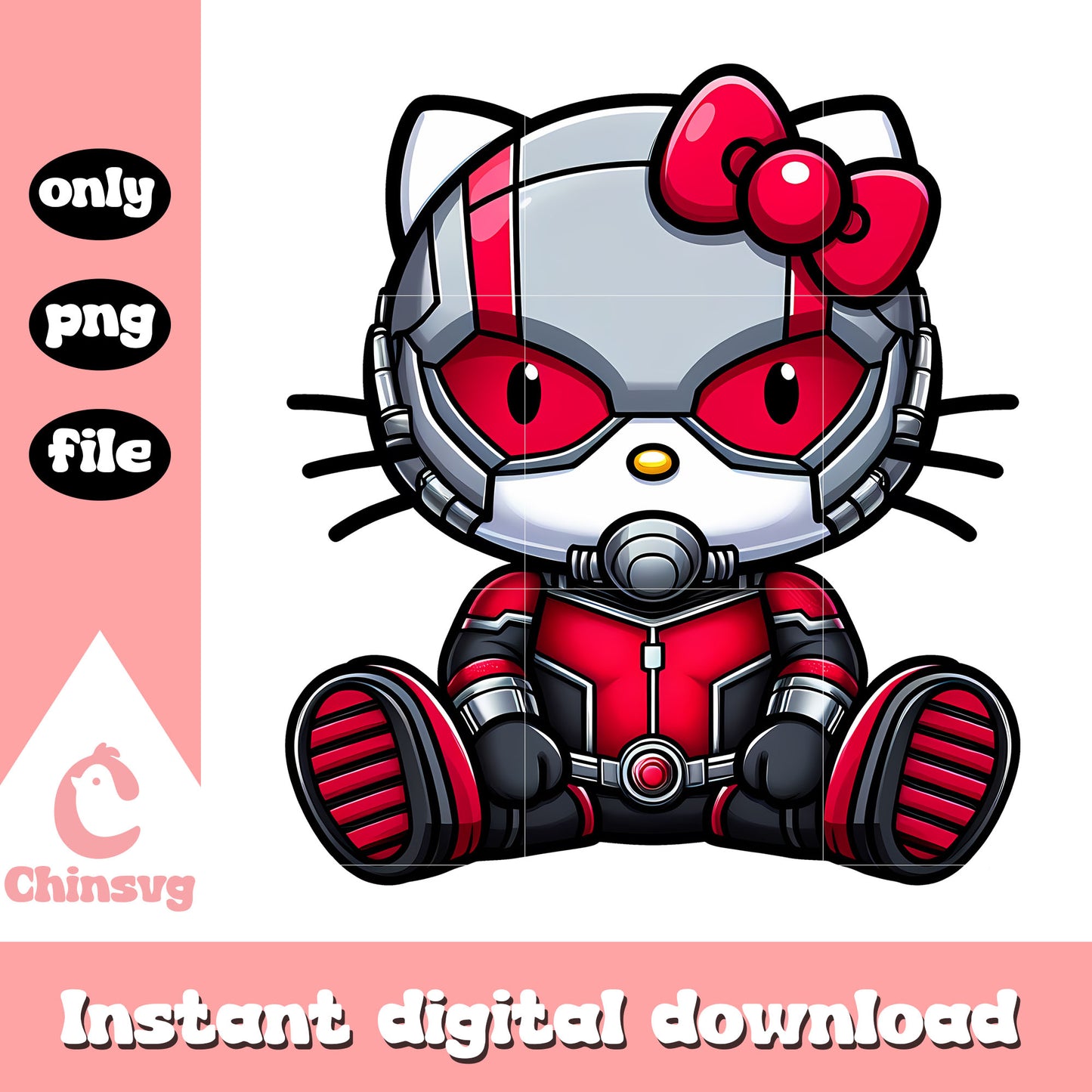 Ant man hello kitty costume png, avengers png, the marvel png