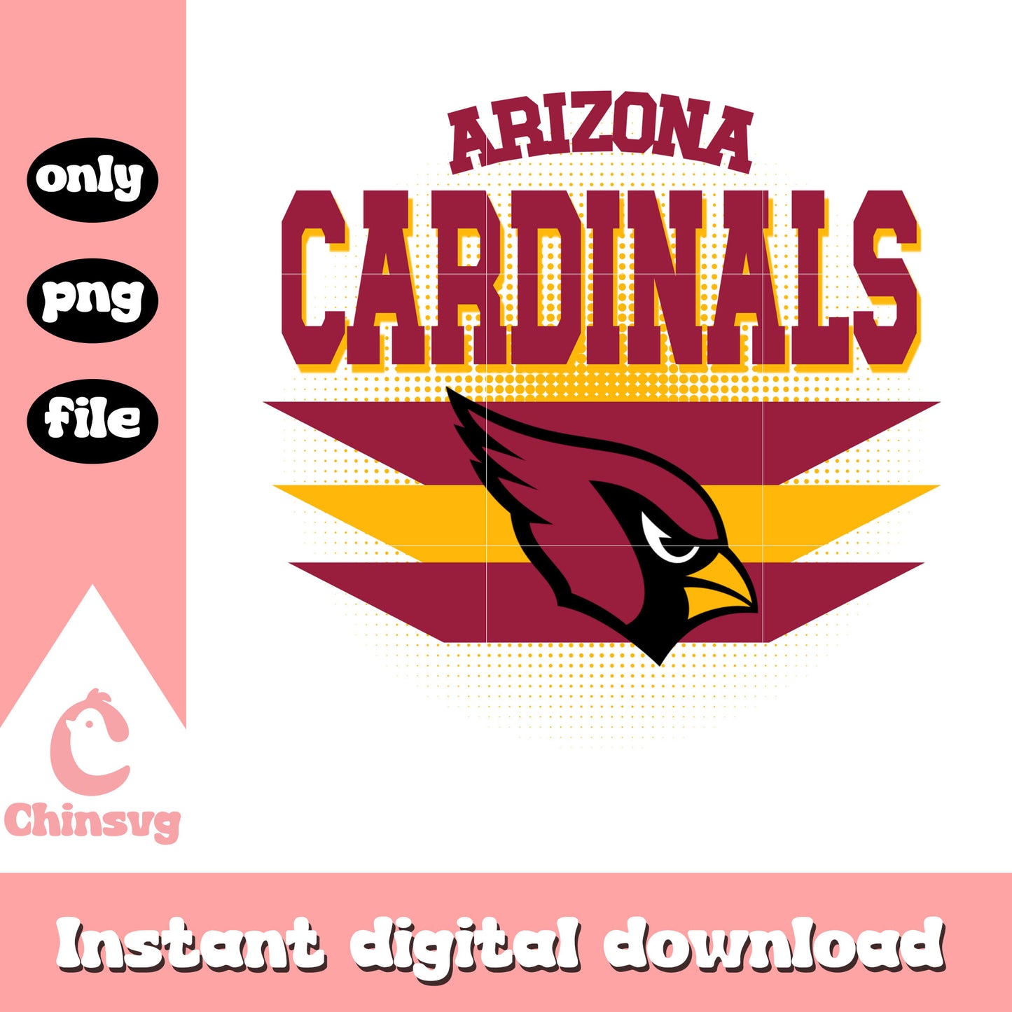 Arizona Cardinals nfl logo png, nfl team png, football png