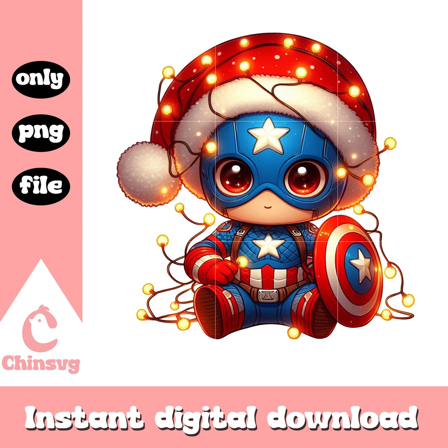 Avengers captain america wear santa hat png, christmas hat png