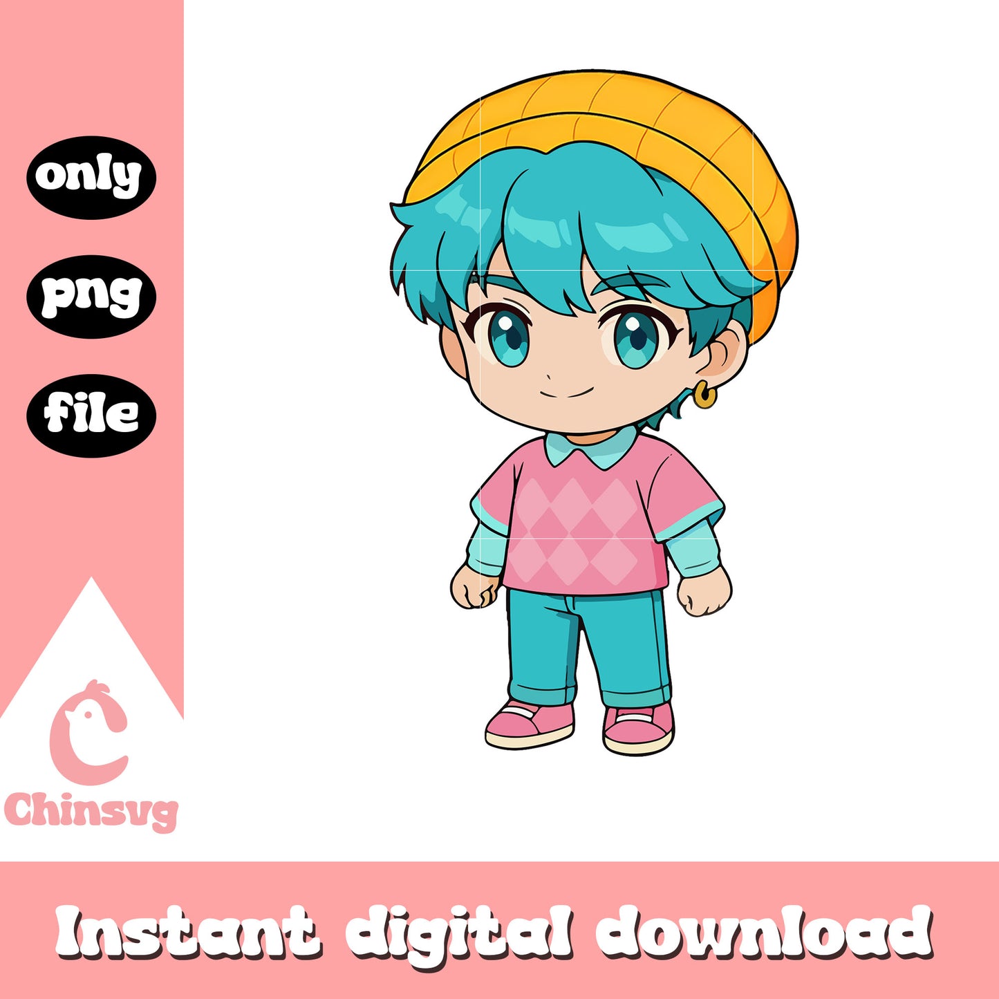 Baby saja boys doll design png, baby saja png, cute doll png