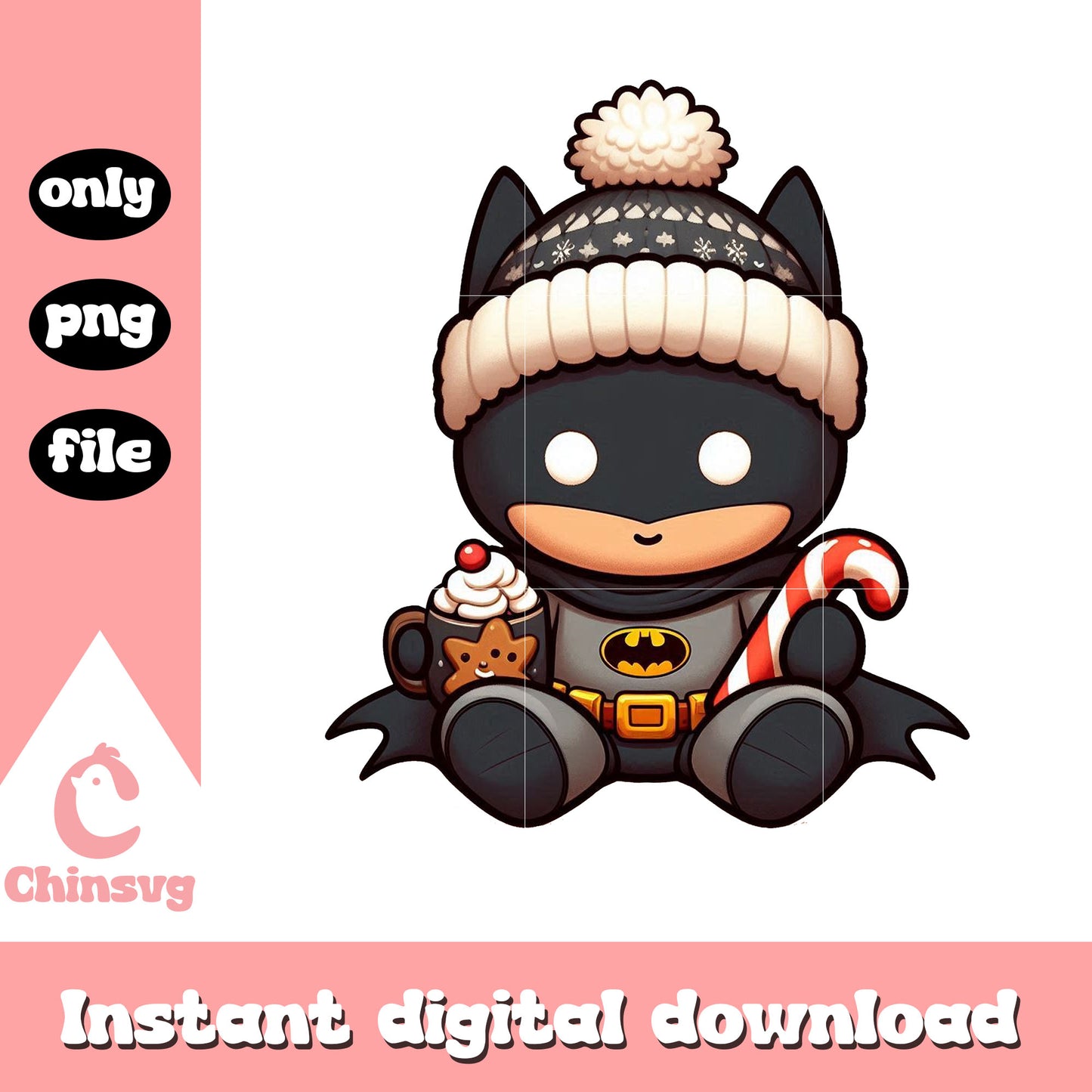 Batman cartoon merry christmas png, christmas drawing png