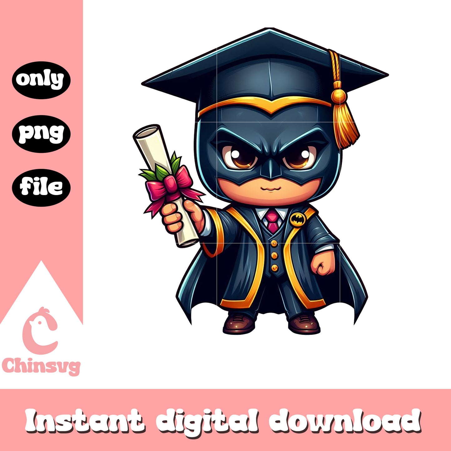 Batman superhero graduation day design png, batman graduation png