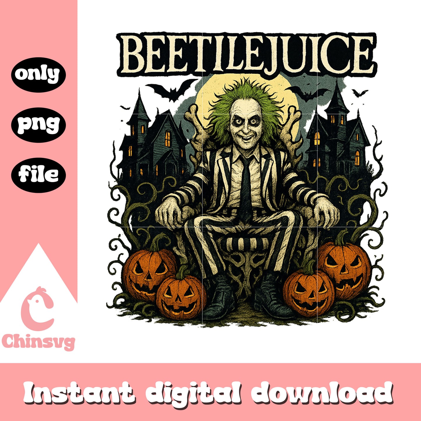 Beetlejuice horror halloween art png, beetlejuice cartoon png