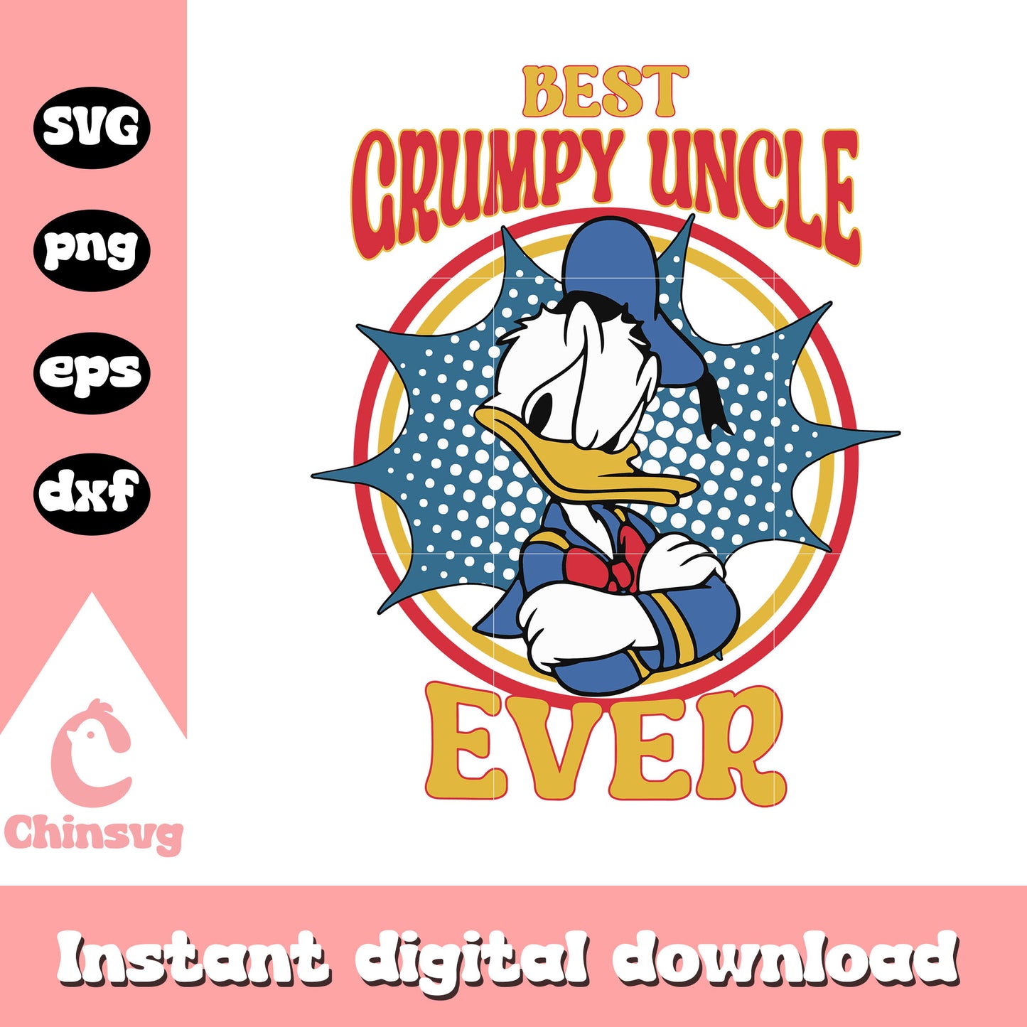 Best crumby uncle ever donald svg, donald duck svg, disney svg