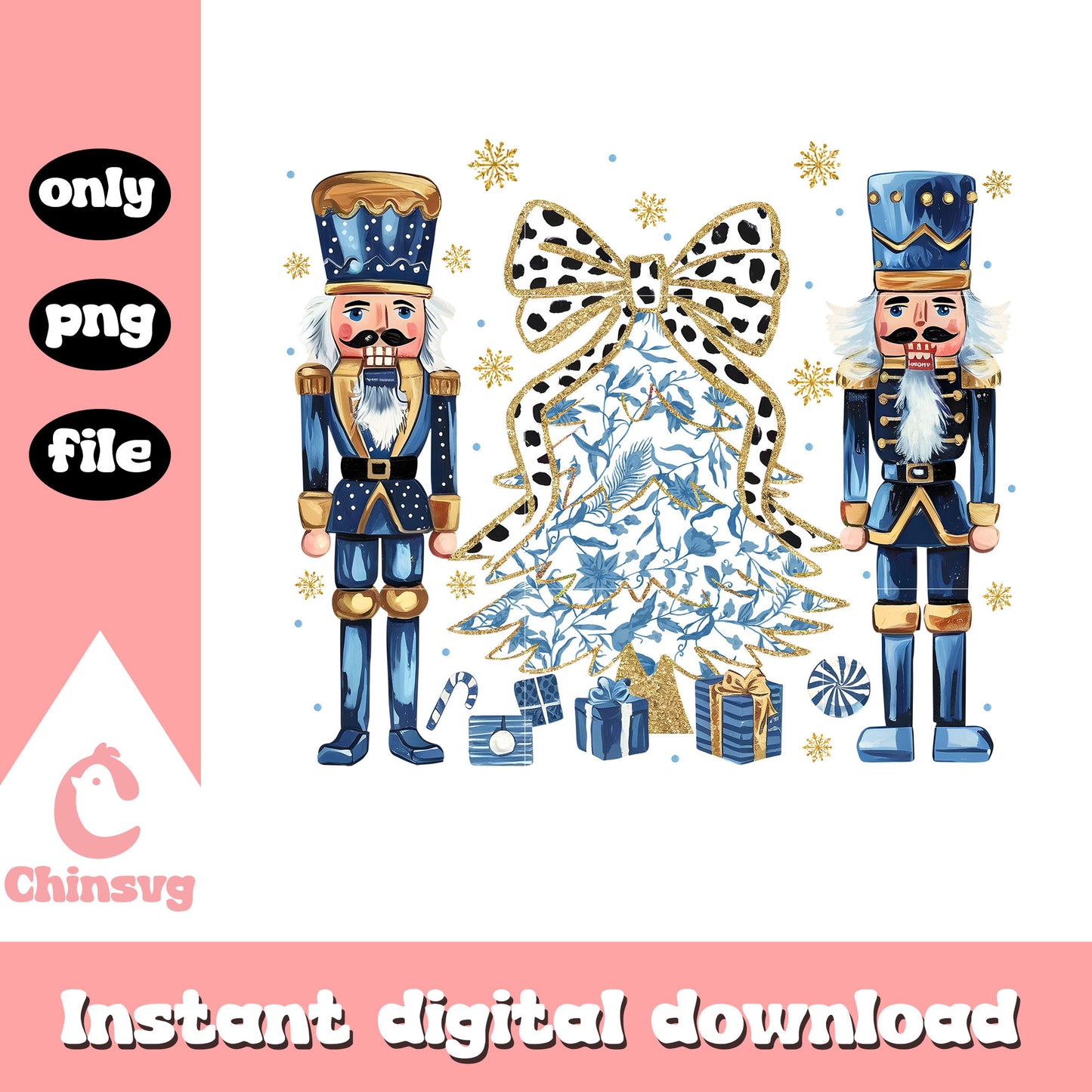 Blue nutcracker christmas tree png, nutcracker christmas png