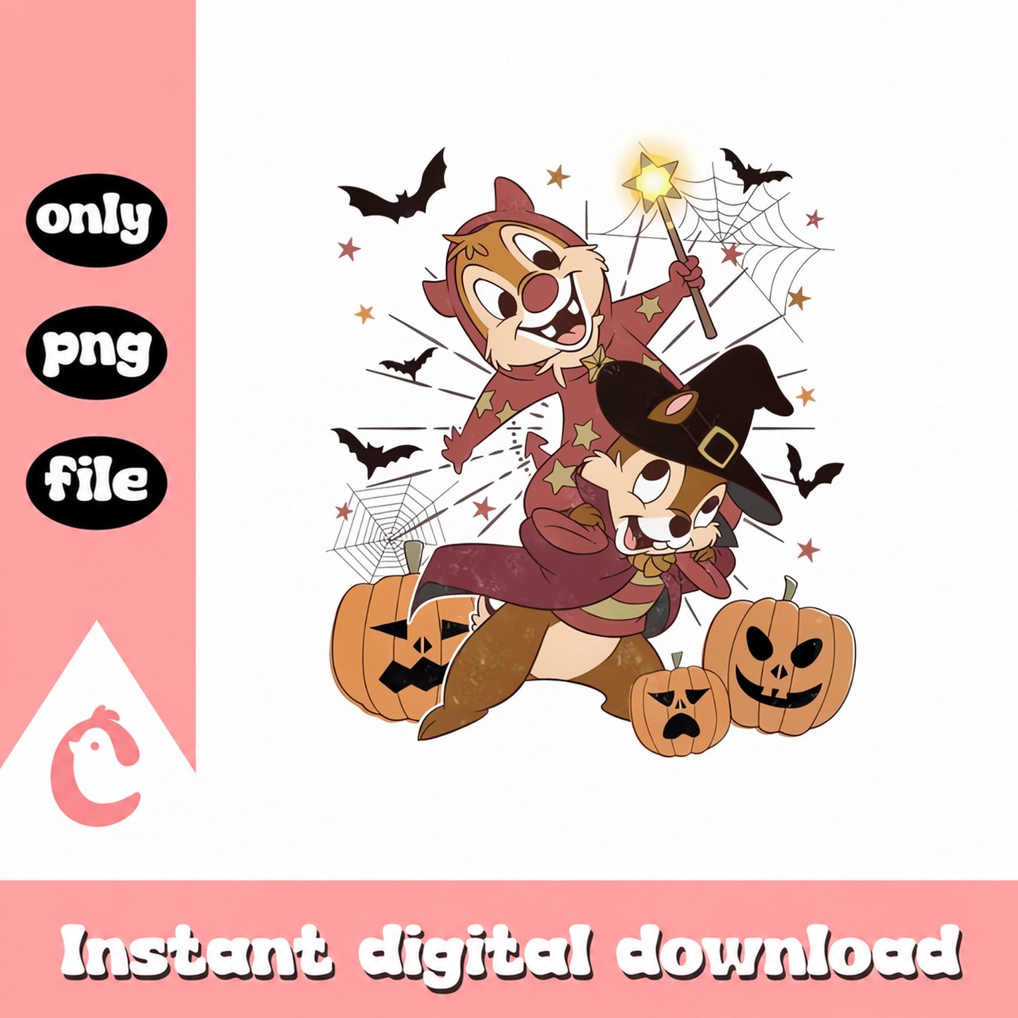 Bluey Halloween PNG, Bingo Costume Clipart, Instant Download PNG
