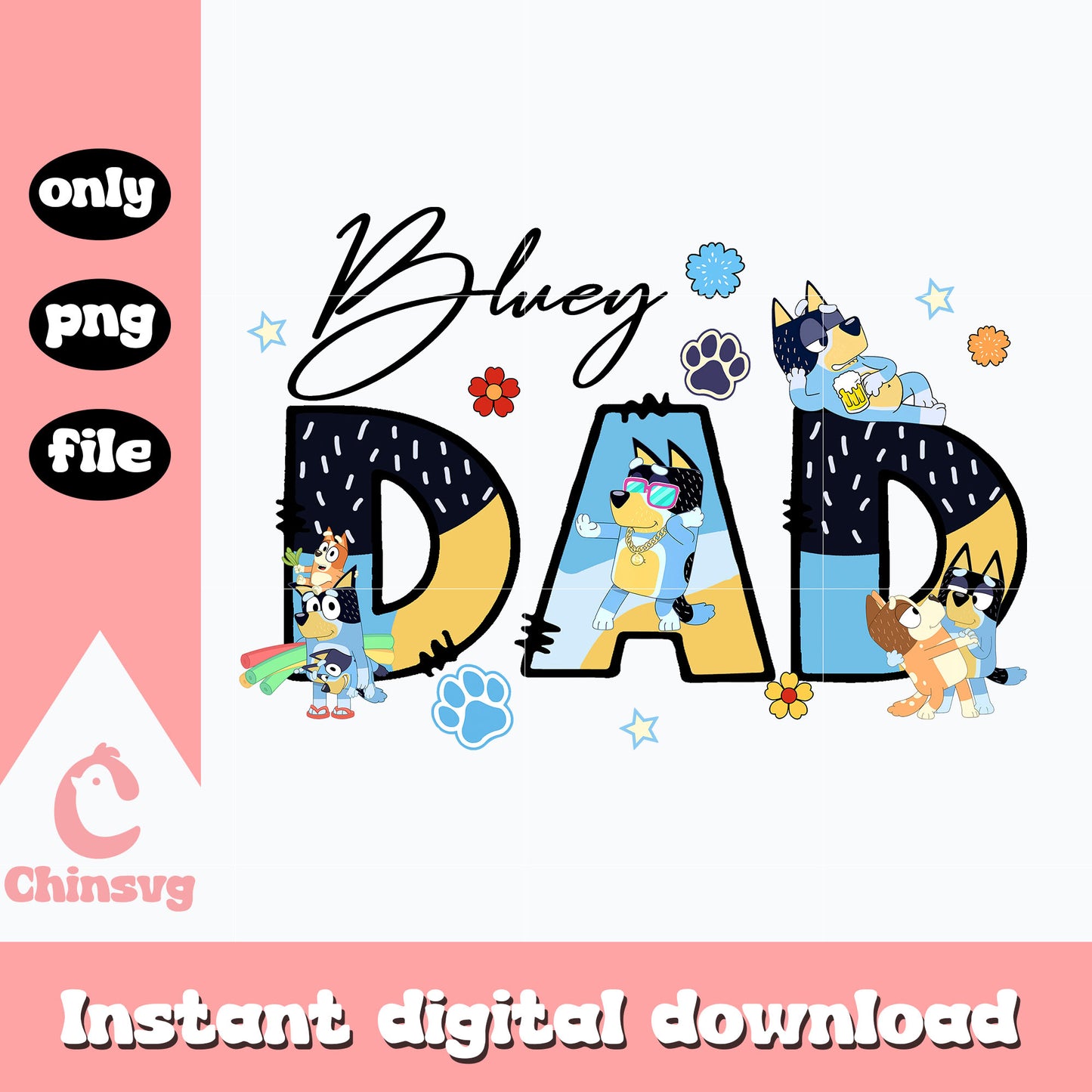 Bluey character bluey dad png, bluey dad png, cartoon png