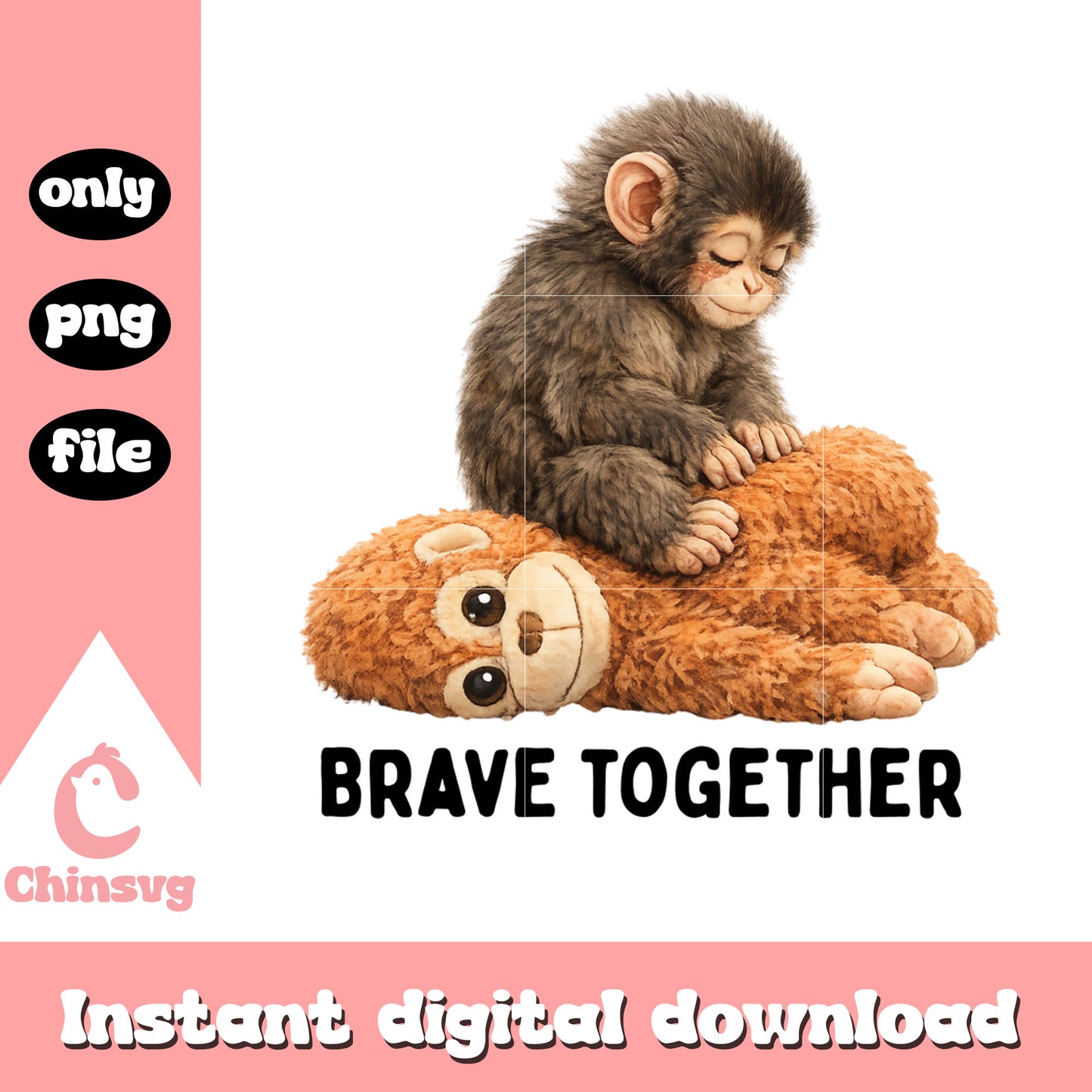 Brave together punch monkey png, lonely monkey png, trending png