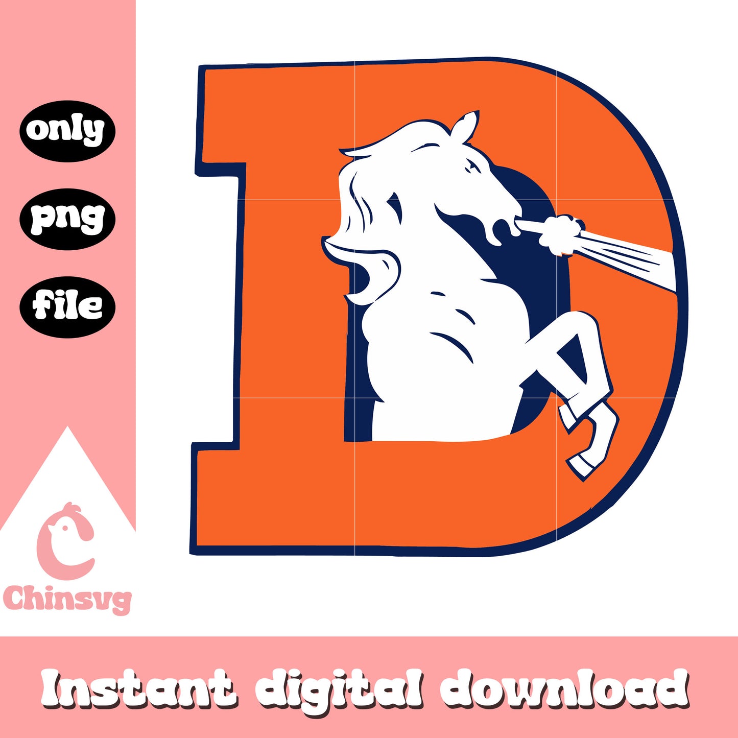 Broncos nfl football sport logo design svg, images broncos logo svg