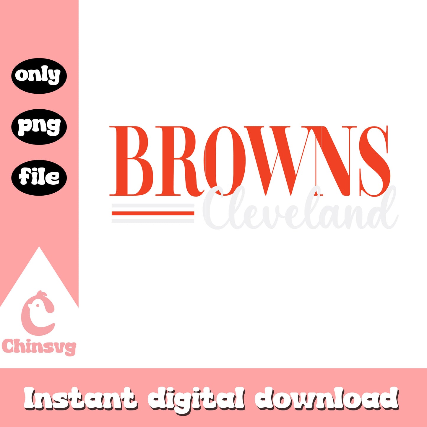 Browns cleveland font logo design svg, cleveland browns nfl svg