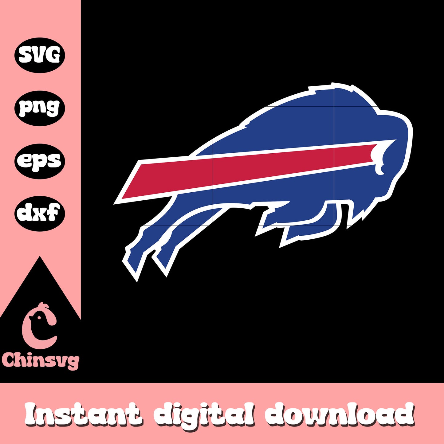 Buffalo bills nfl team design svg, nfl games today svg