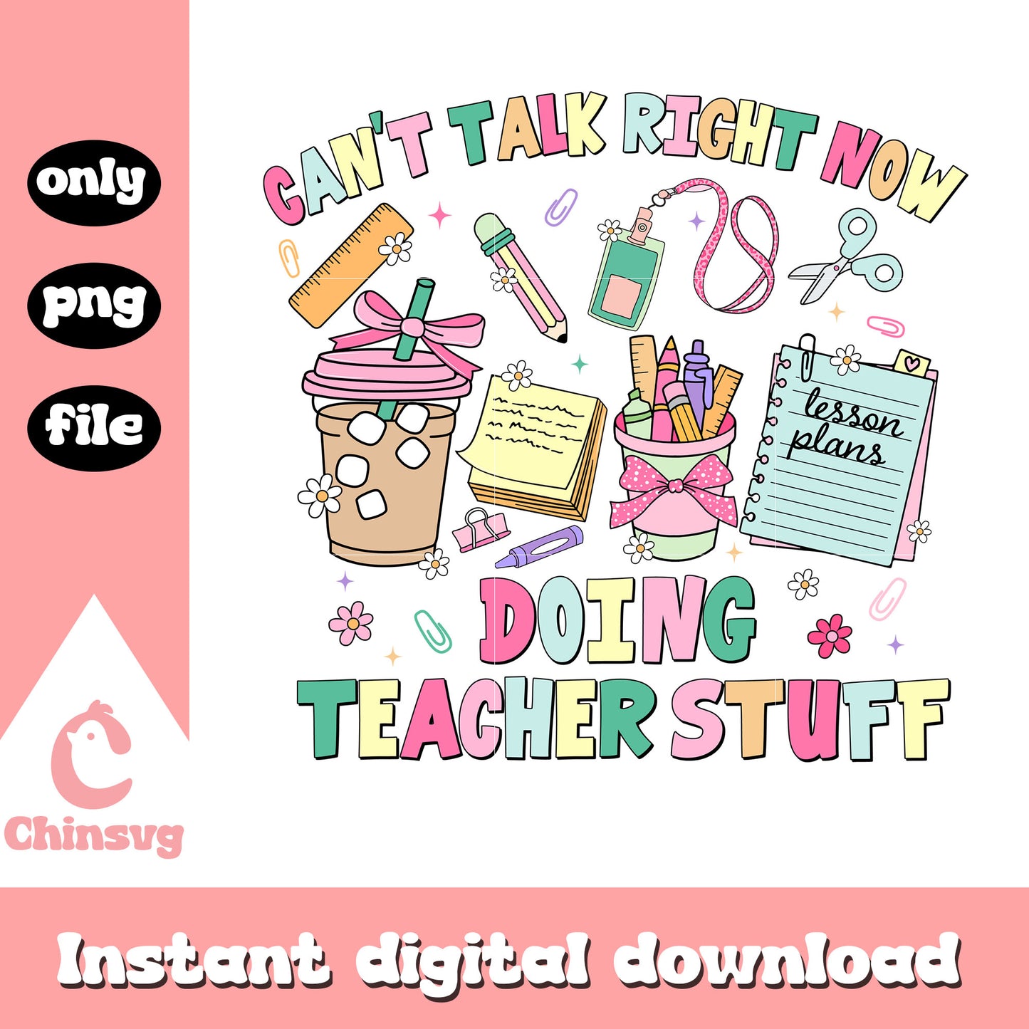 Can't take right now doing teacher stuff clipart png, school png