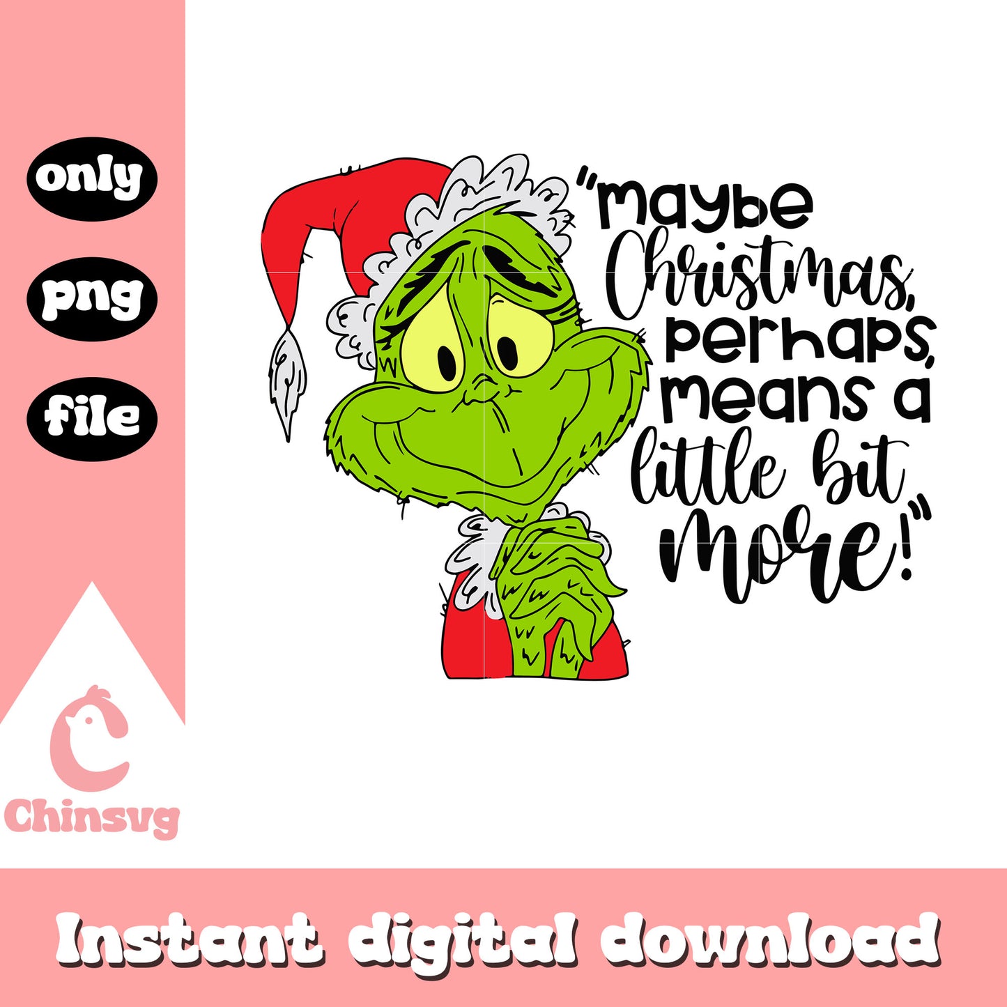 Christmas quotes grinch character png, grinch christmas png