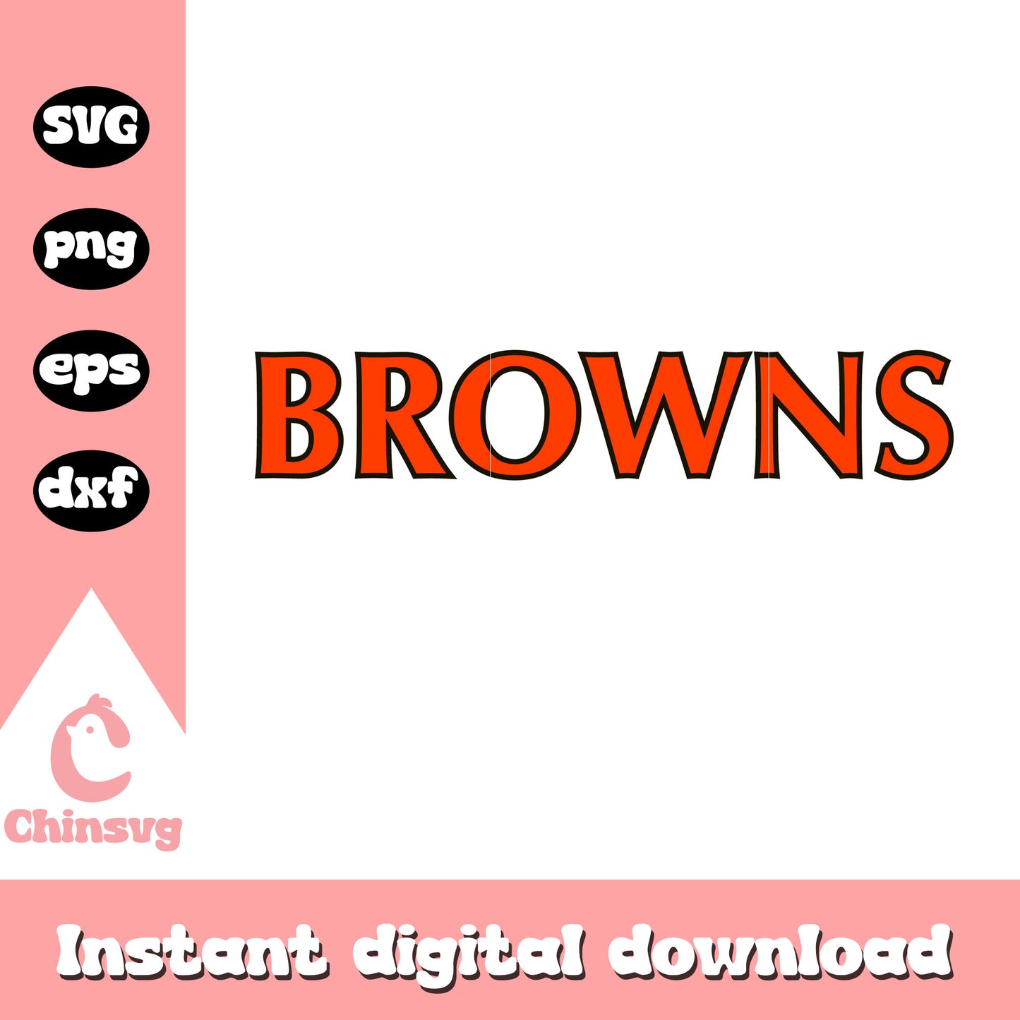 Cleveland browns nfl font design svg, nfl cleveland browns team svg