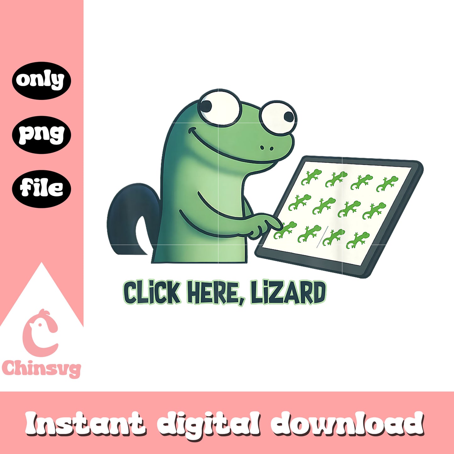 Click here lizard funny animal png, funny lizard memes png