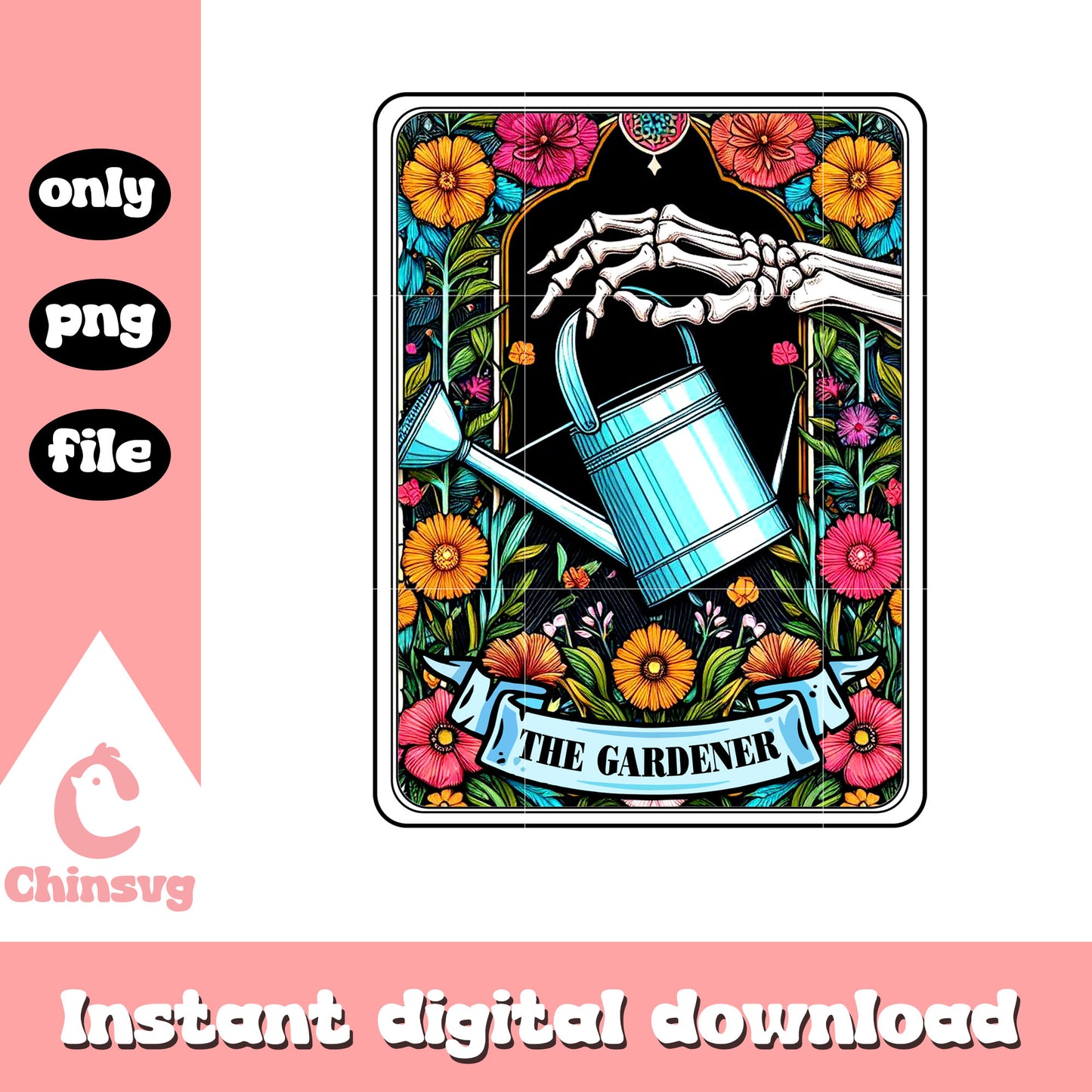 Colorful flower gardener png, tarot card generator png, flowers png