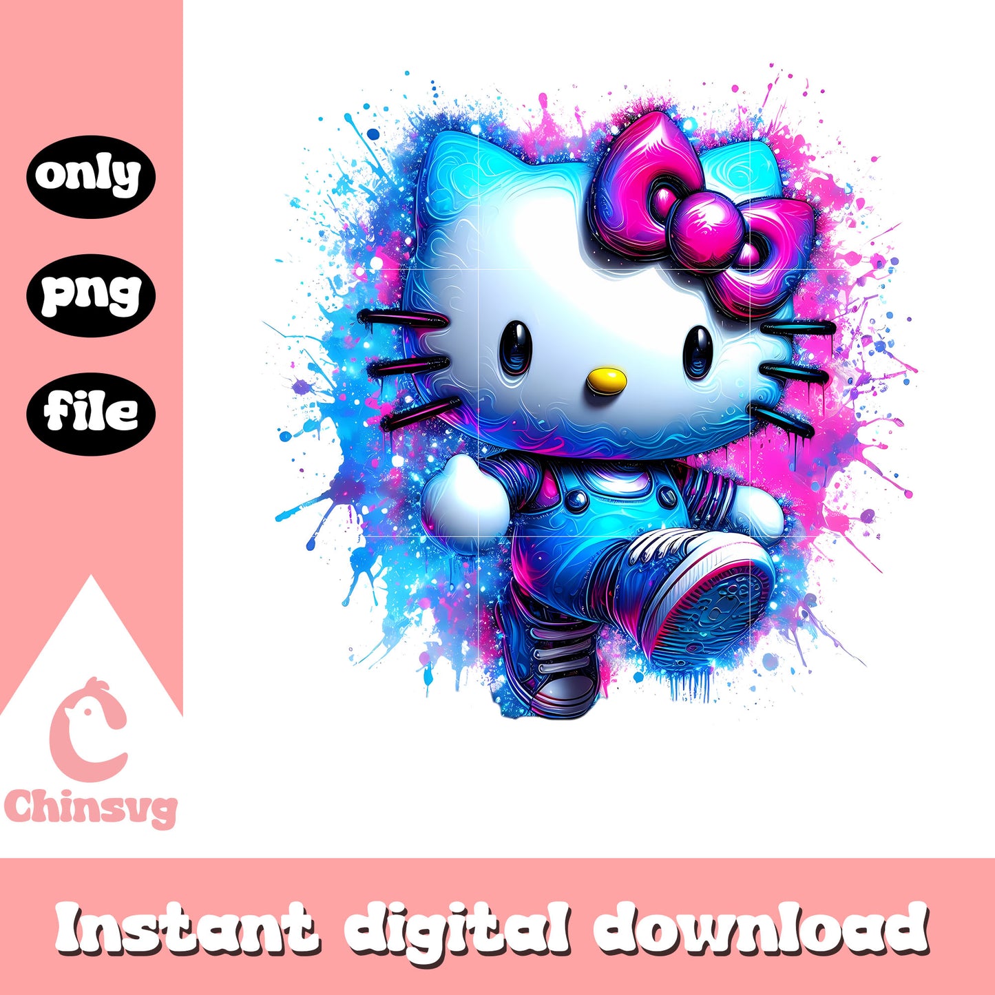 Colorful hello kitty png, sanrio characters png, cartoon png