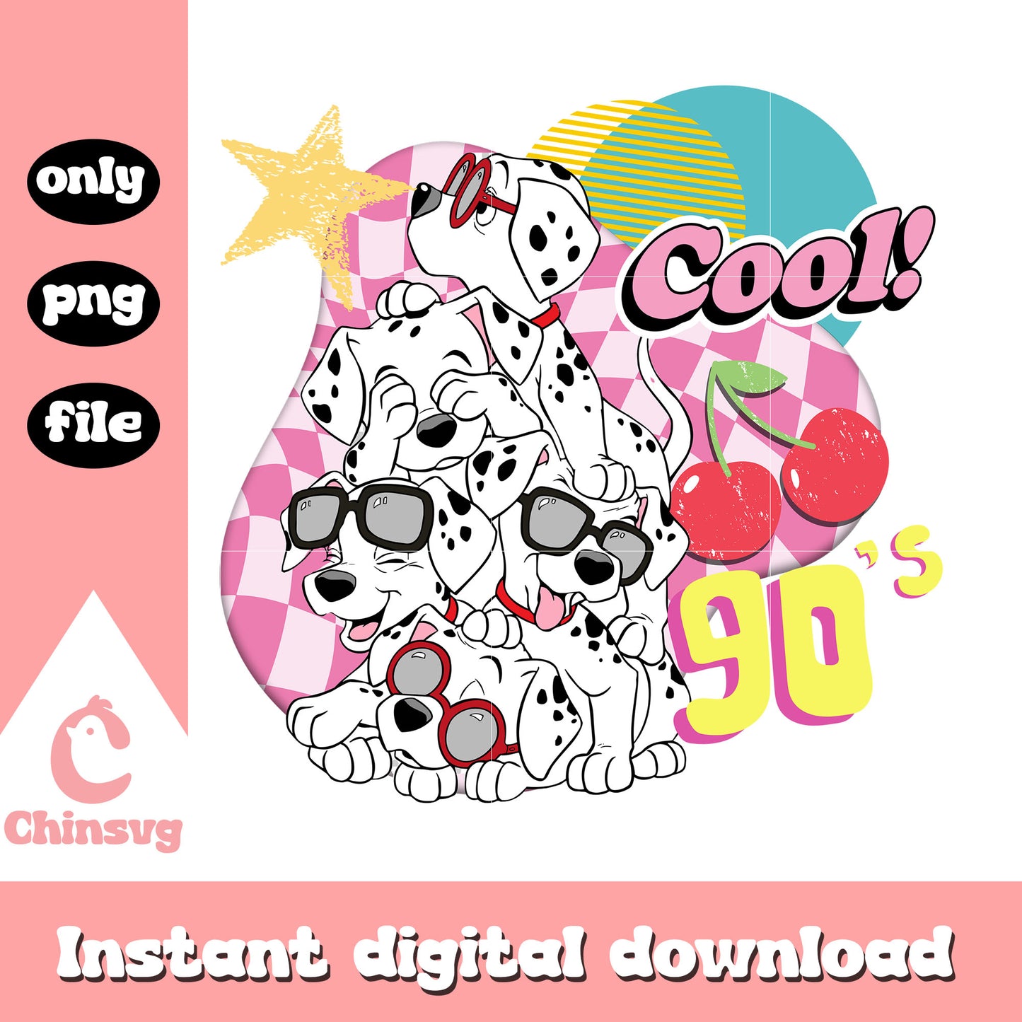 Cool 90s 101 dalmatians design png, 101 dalmatians cartoon png
