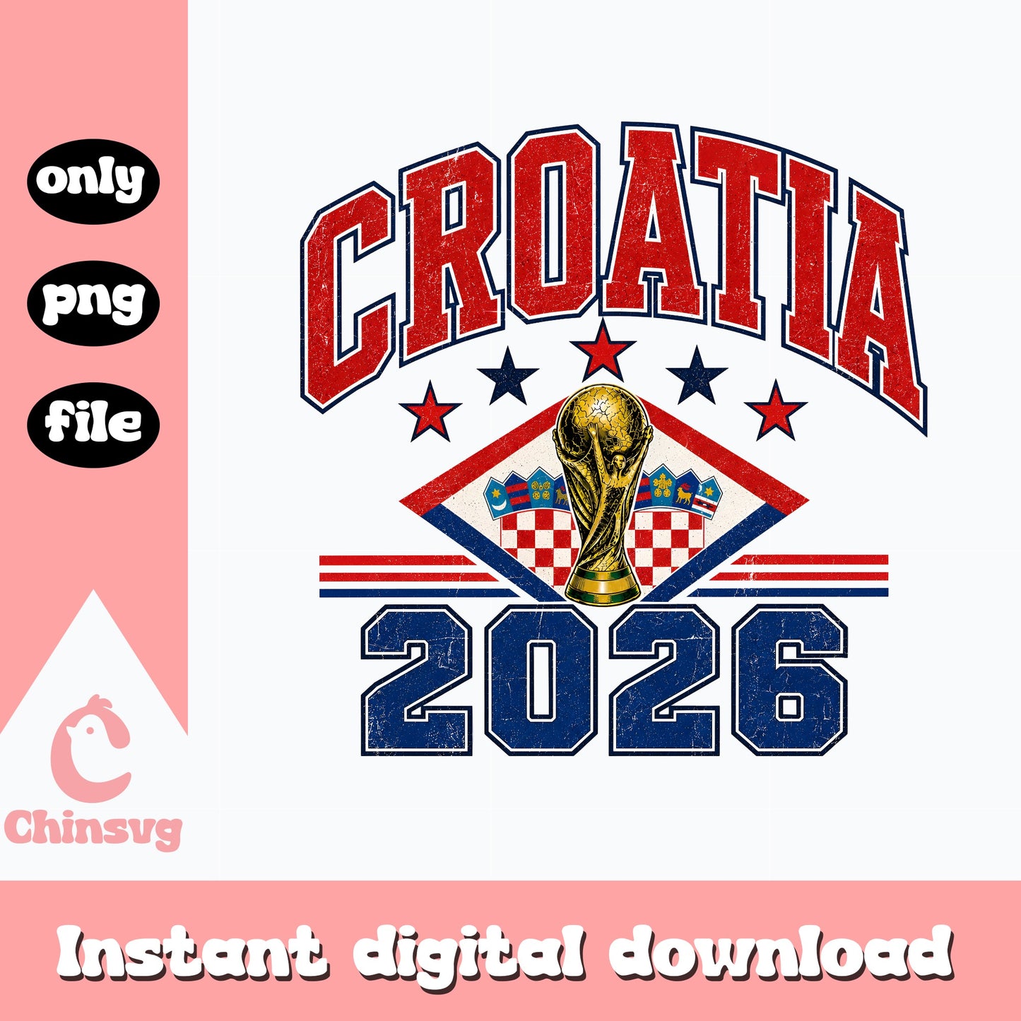 Croatia World Cup 2026 PNG, Croatia Soccer Trophy, Football PNG