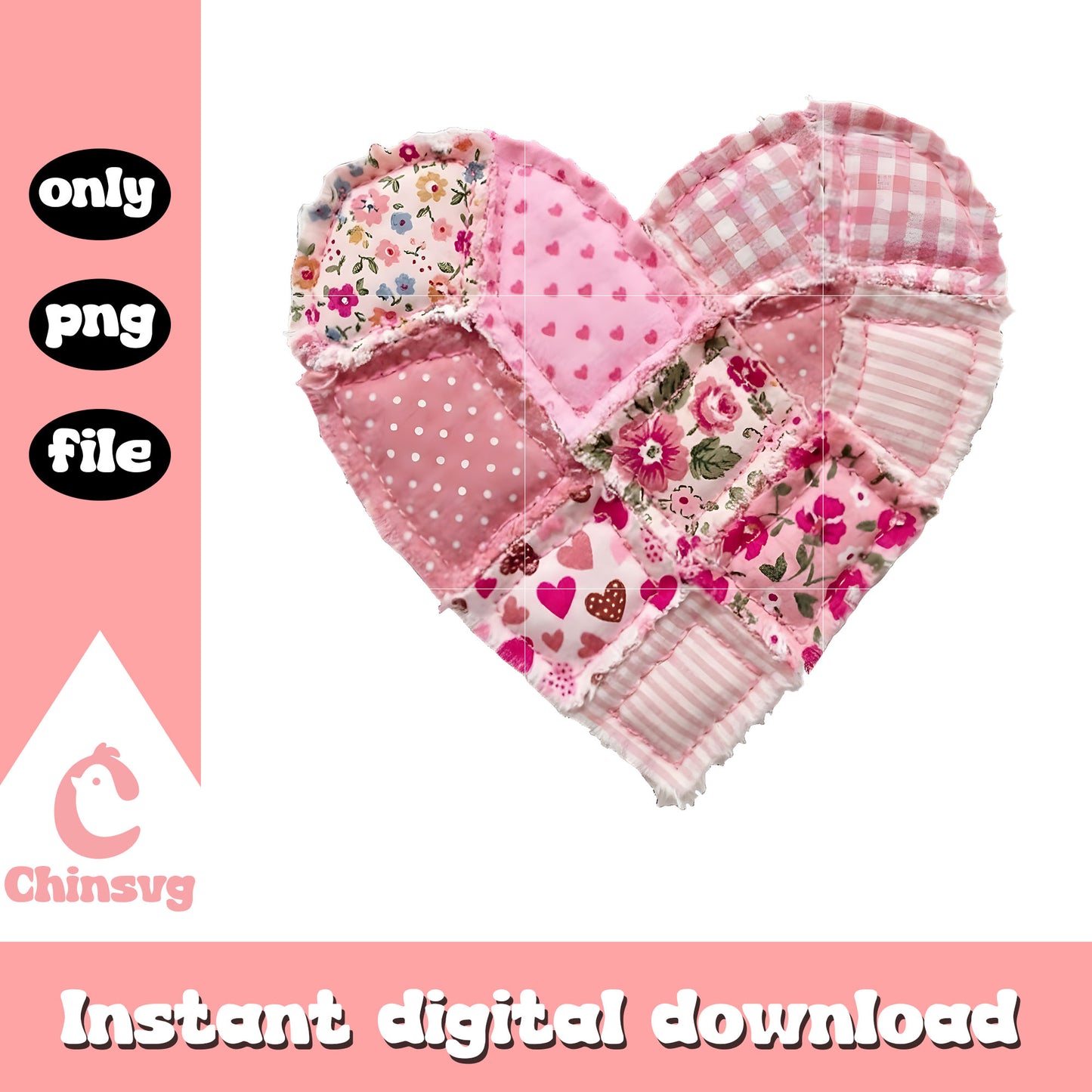 Crochet heart valentine png, heart valentines day png