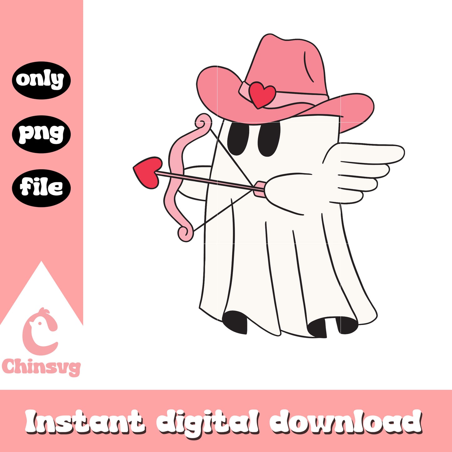 Cupid sheet ghost costume png, cute halloween costume png