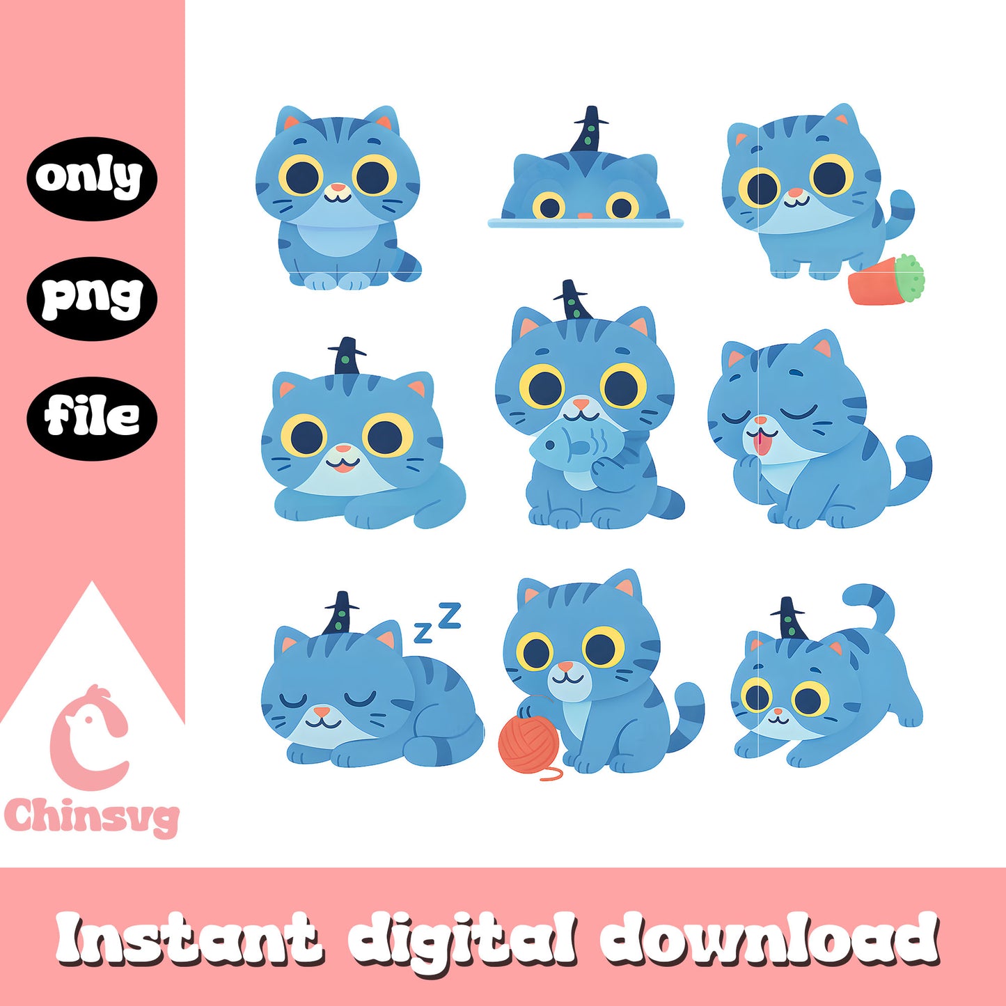 Cute derpy tiger design png, kpop demon hunters movie png