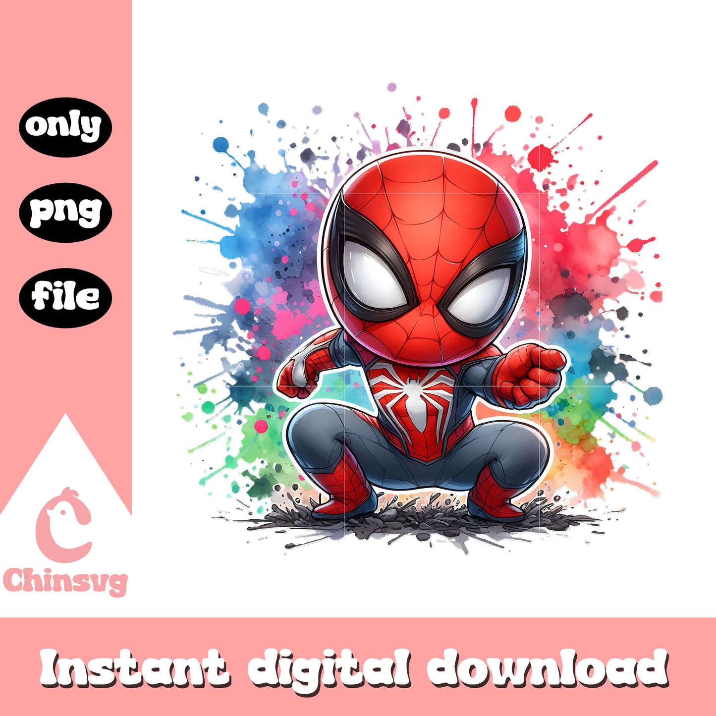 Cute spiderman superhero design png, marvel movie in order png
