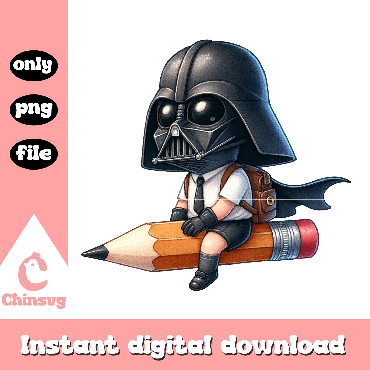 Darth Vader character drive pencil go to school png, movie cast png