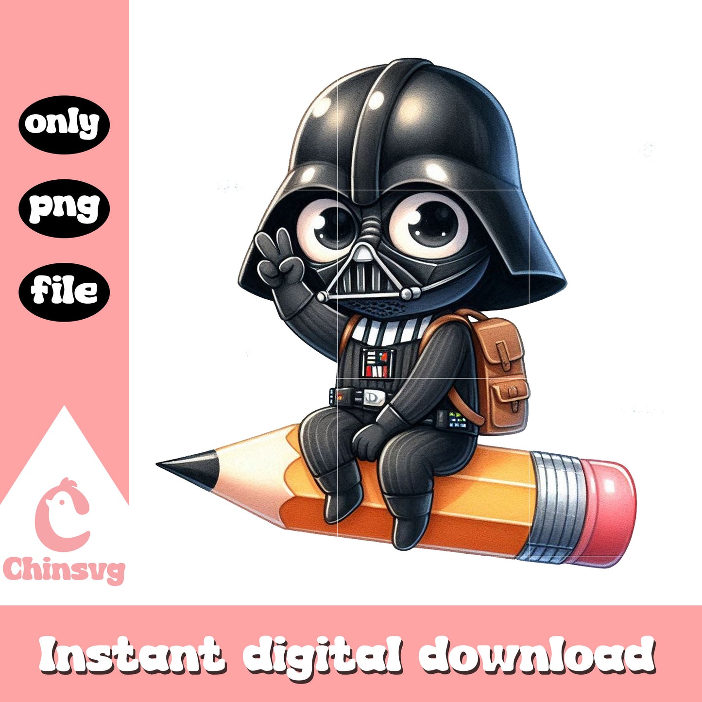 Darth Vader mischievous student png, star wars png