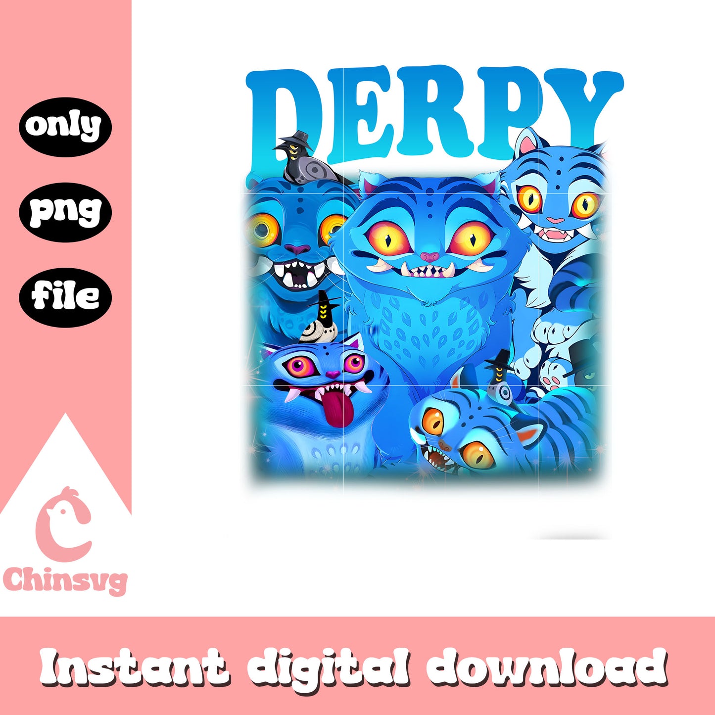 Demon derpy tiger png, derpy tiger png, kpop demon hunters png