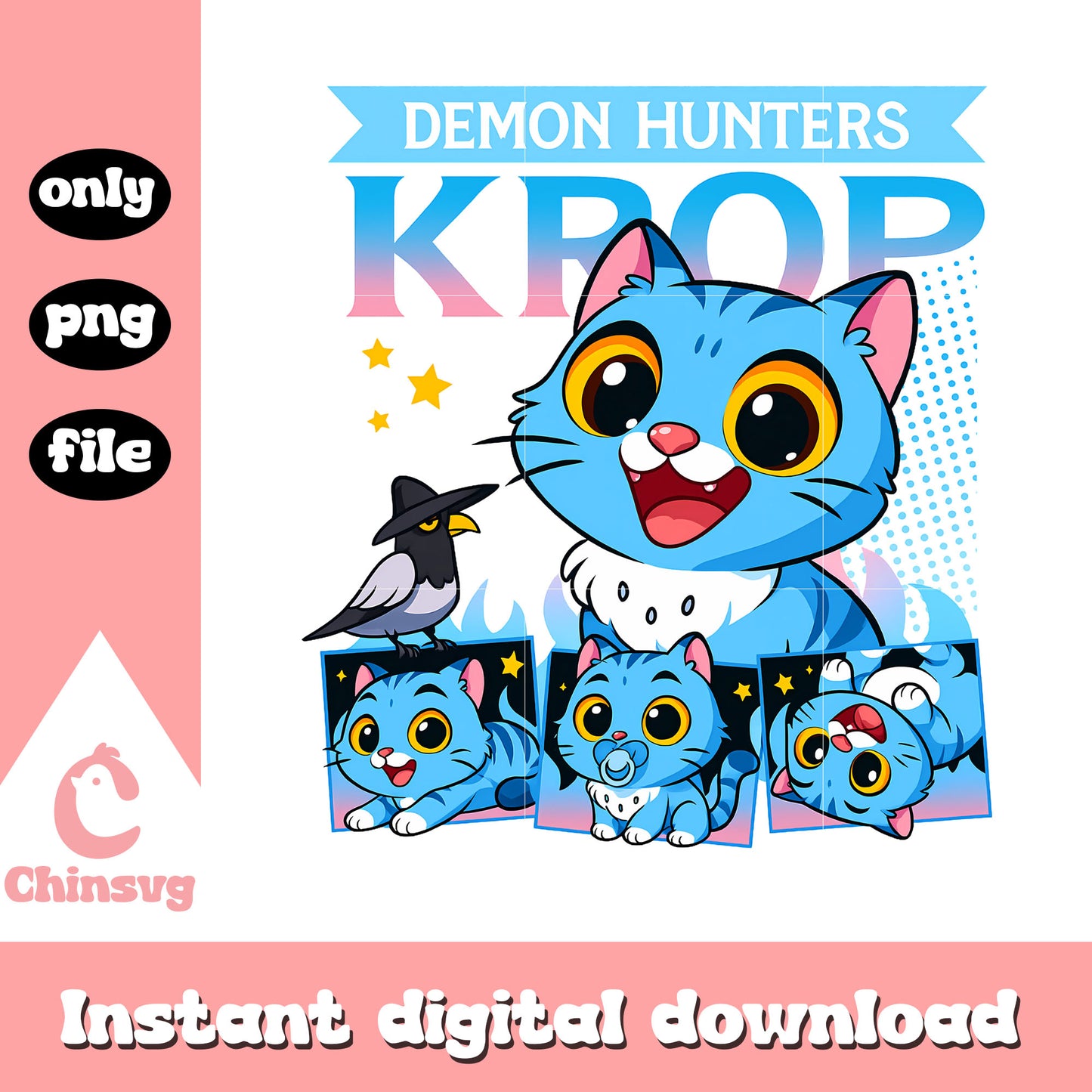 Demon hunters kpop derpy design png, demon hunters movie png