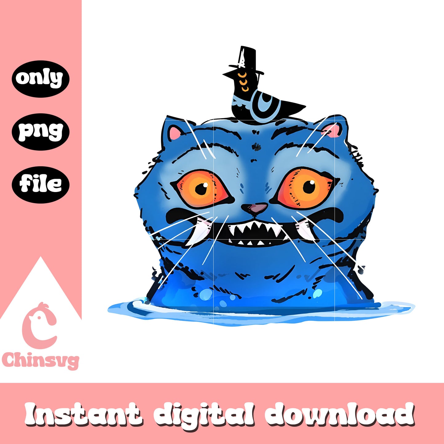 Demon hunter tiger head and sussie png, kpop demon hunters cast png