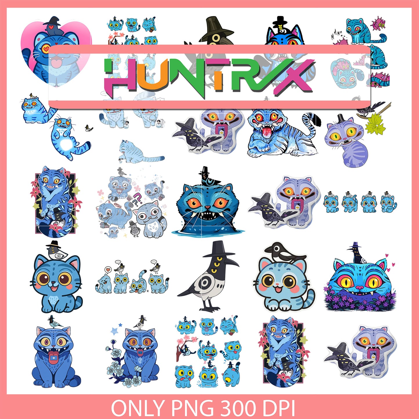 Derpy demon and sussy bird design bundle png, sussy bird png