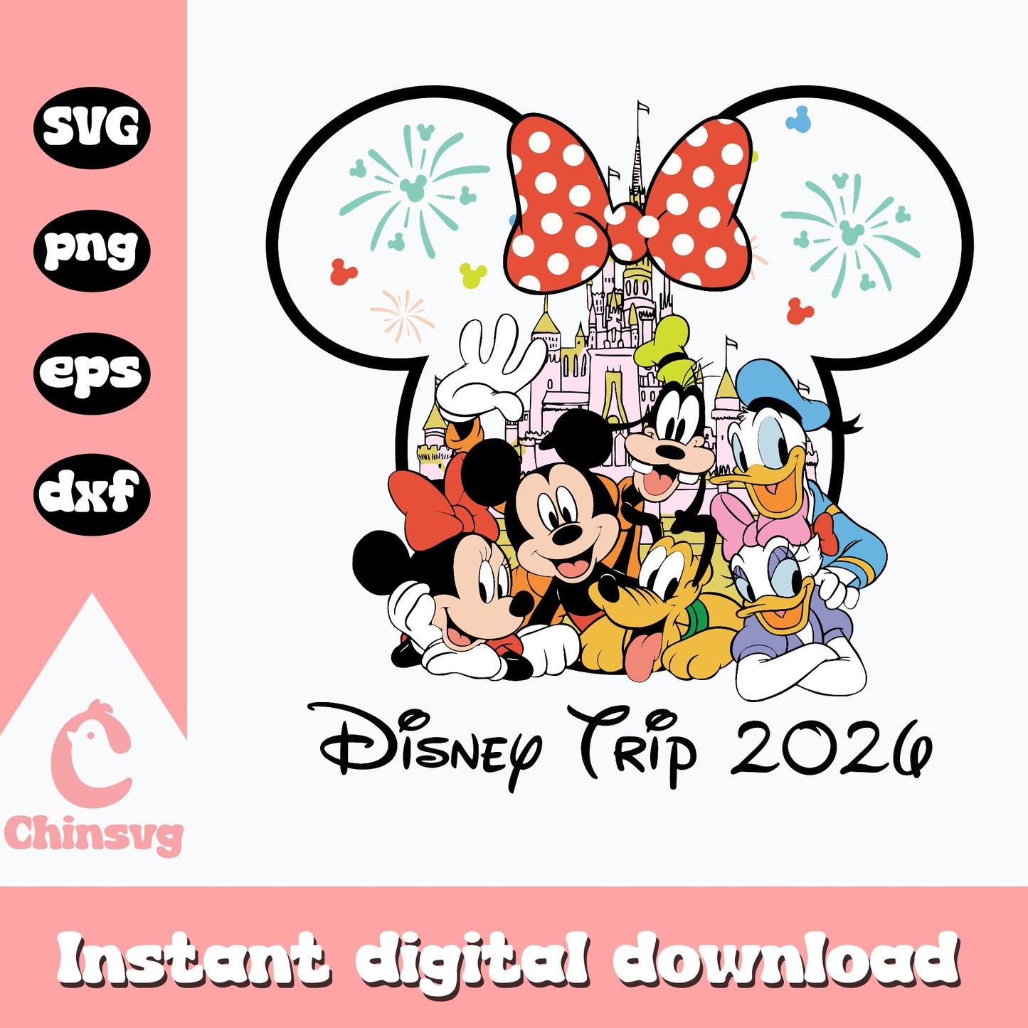 Disney Trip 2026 SVG, Mickey And Friends PNG, Disney SVG