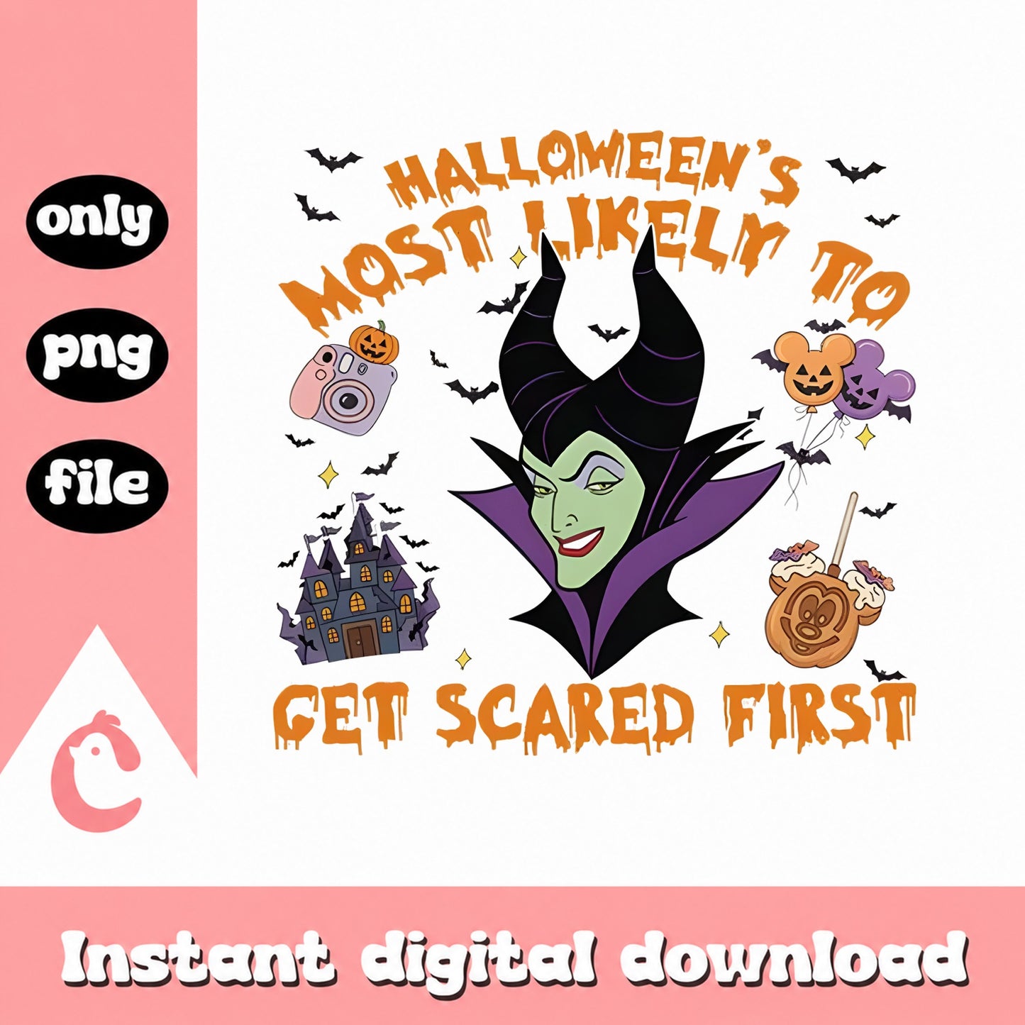 Disney Villain Maleficent Halloween PNG, Mickey Mouse, Scary PNG