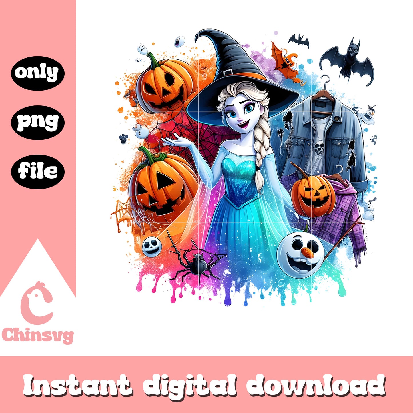 Disney else witch happy halloween png, elsa halloween outfits png
