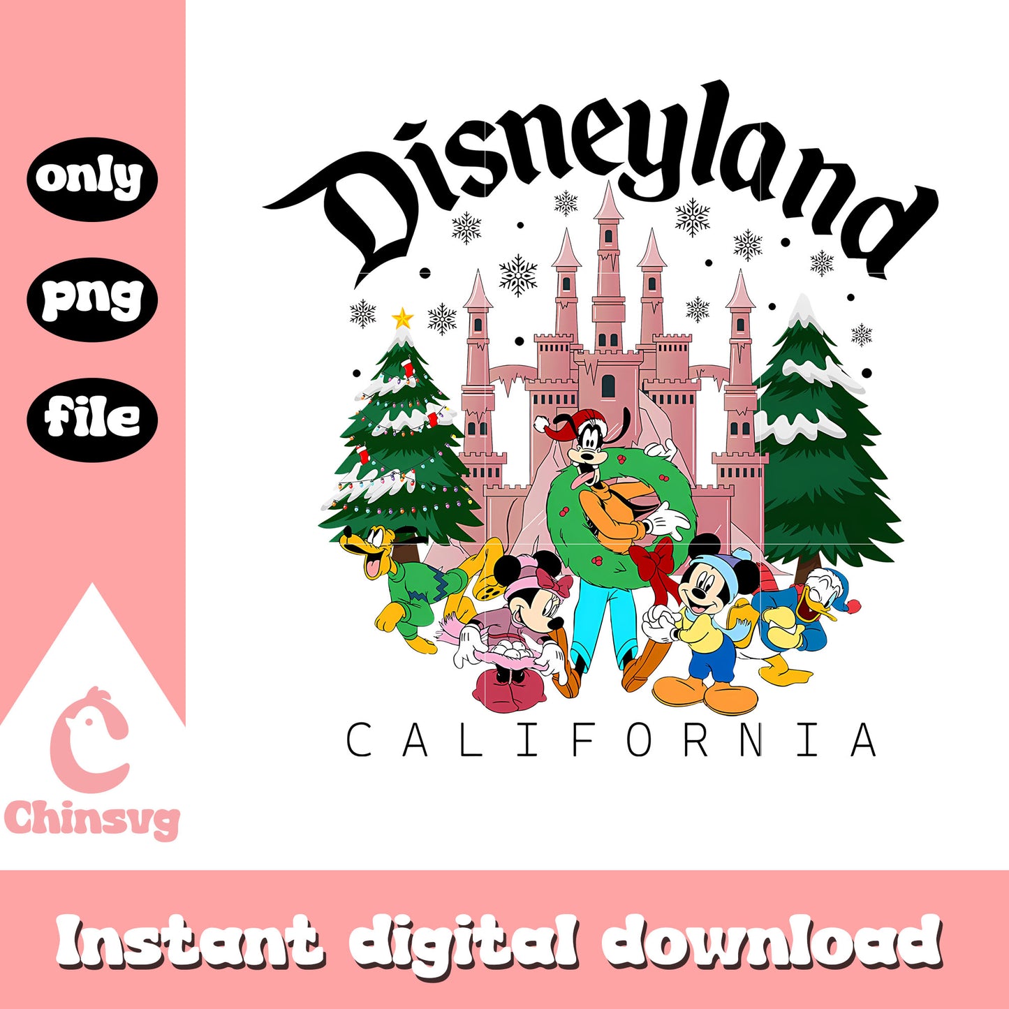 Disneyland california castle mickey movie png, disney png