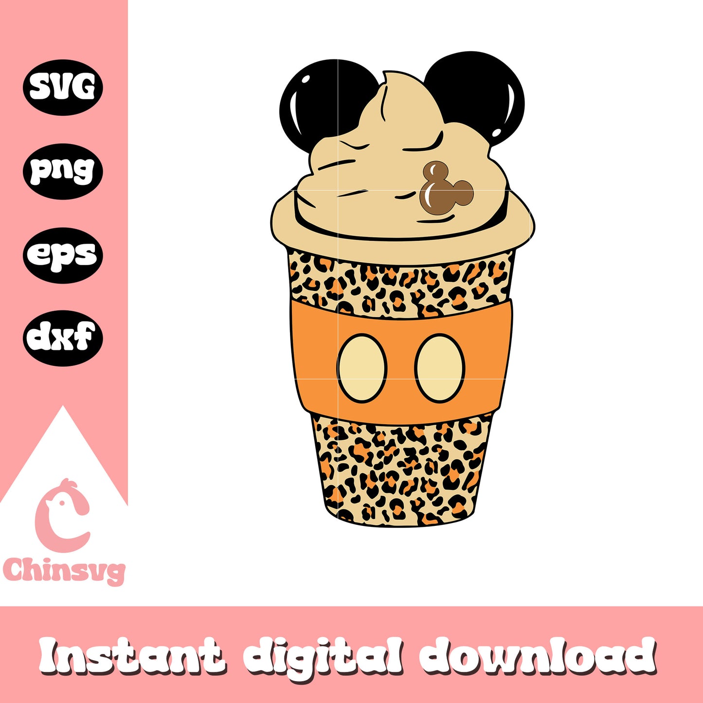Disney mickey ears coffee svg, mickey mosue ears svg, disney svg