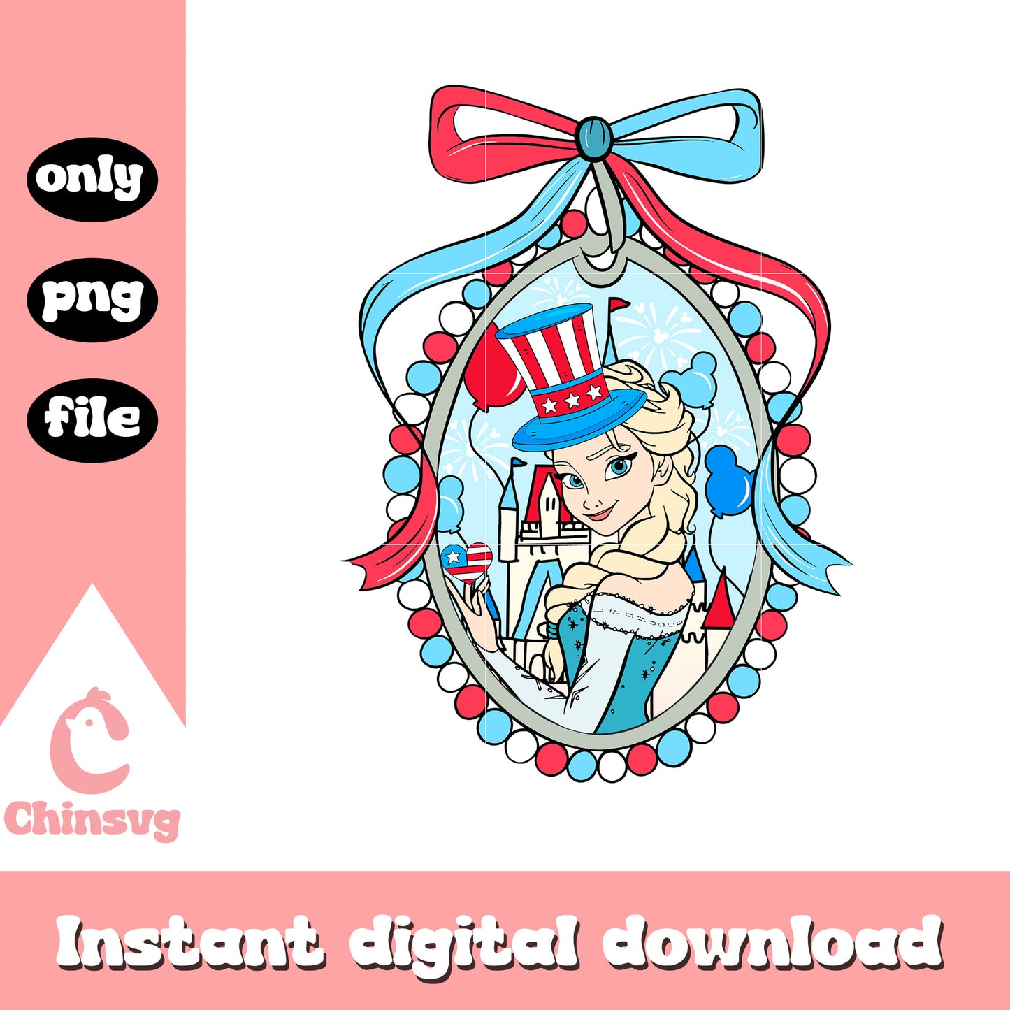 Disney princess elsa mirror bow png, elsa mirror bow png