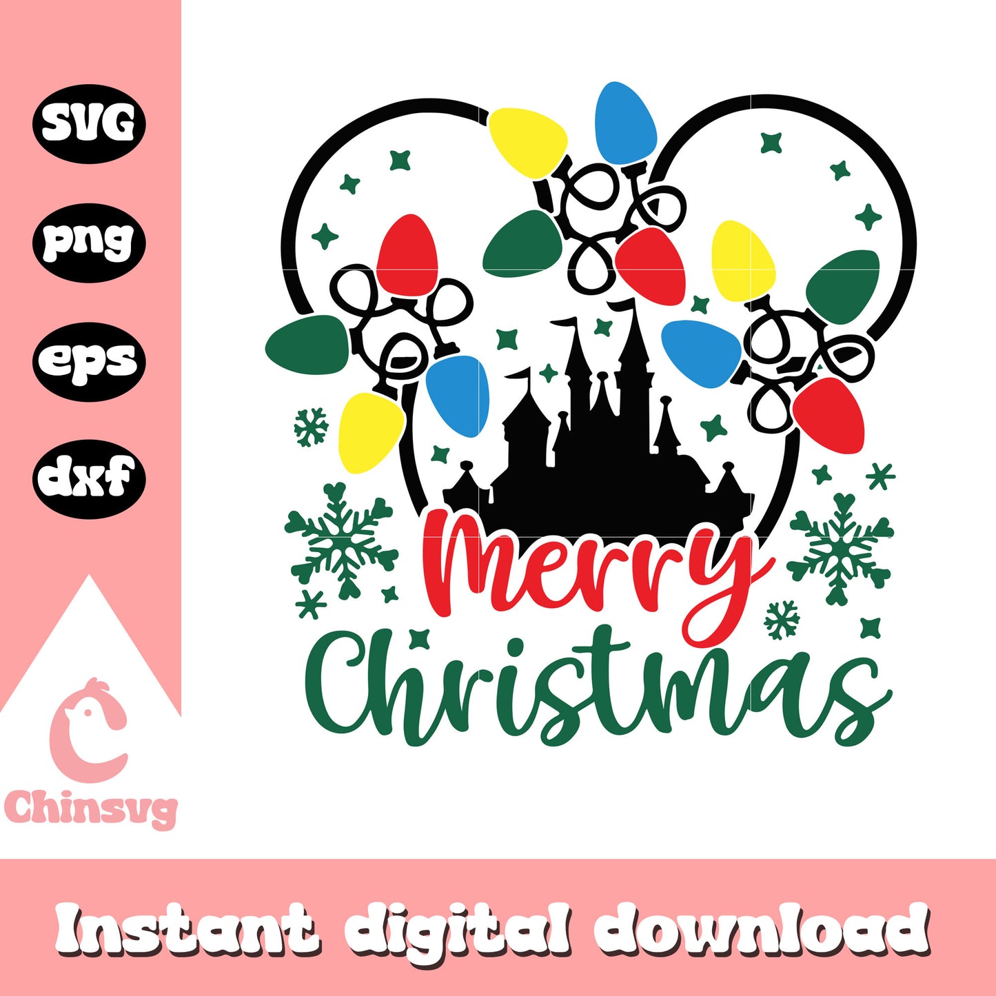 Disneyworld merry christmas svg, disney very merry christmas svg