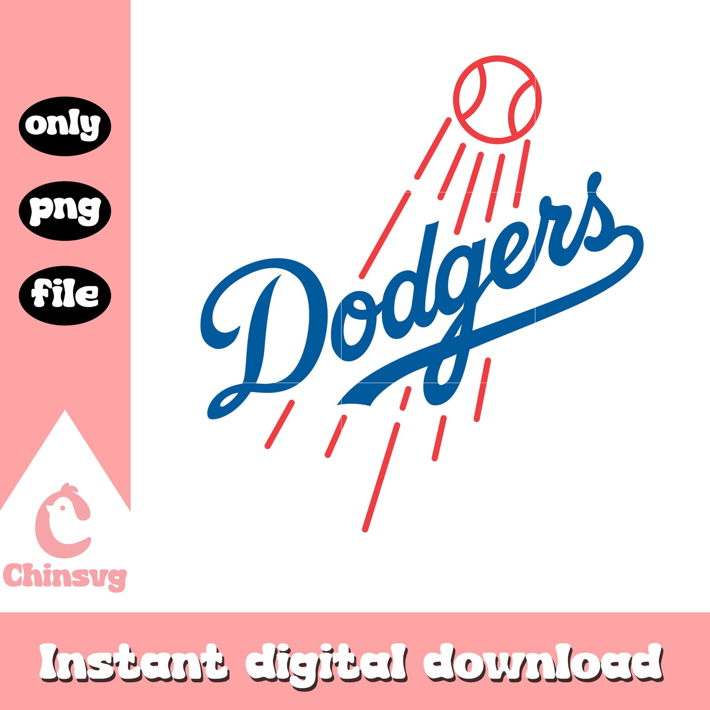 Dodgers baseball logo design png, dodgers game today png